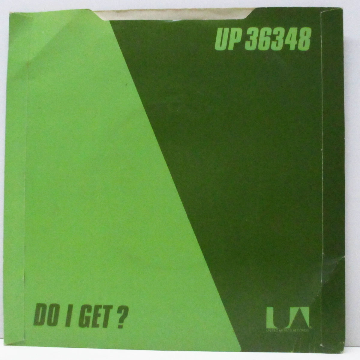 BUZZCOCKS (バズコックス)  - What Do I Get? (UK '78 再発「ラウンドセンター」7"/光沢固紙折り返ジャケ) 両面アルバム未収録！