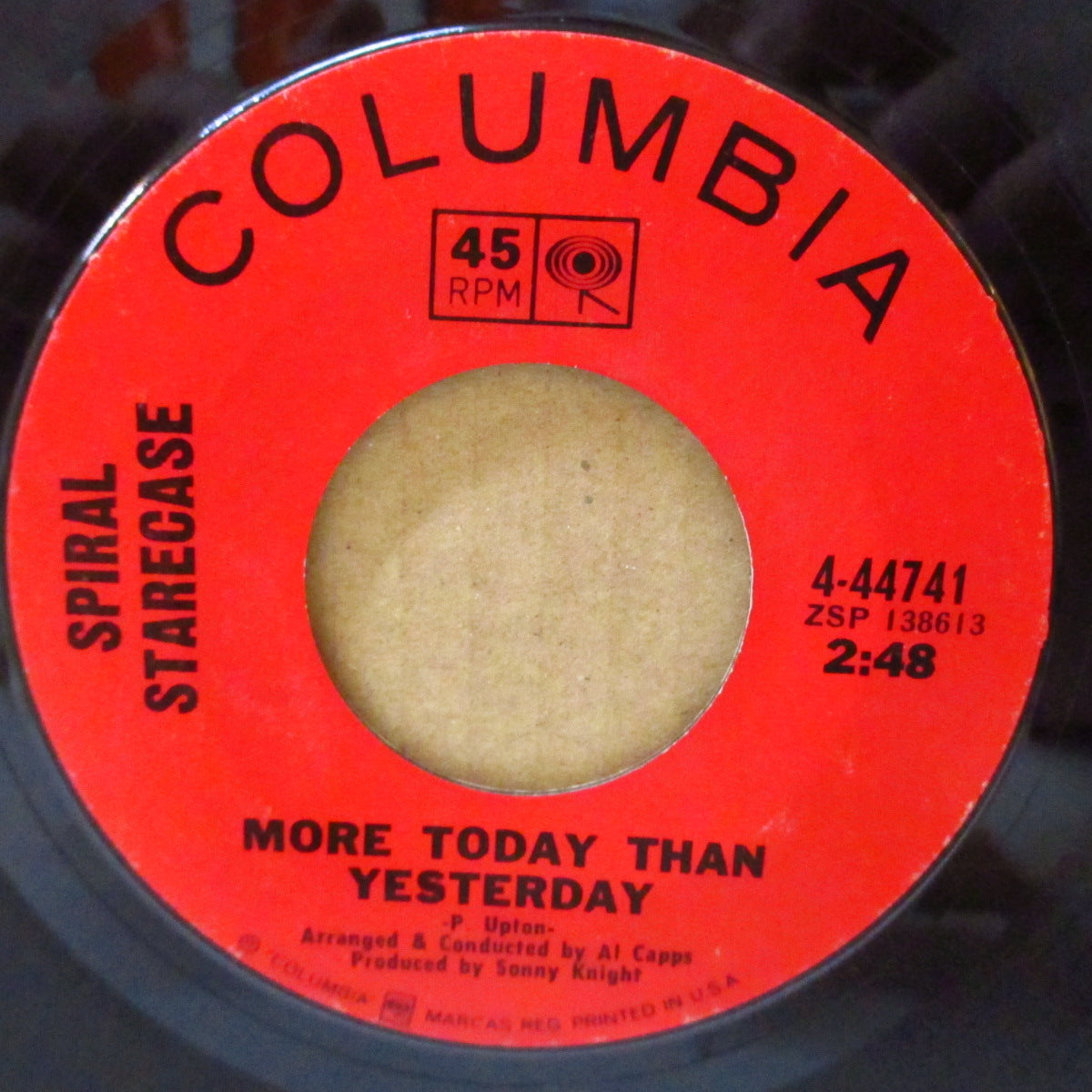 SPIRAL STARECASE (スパイラル・ステアケース)  - More Today Than Yesterday (US '69 オリジナル 7インチ)サンシャイン（ノーザン）ポップ名曲！
