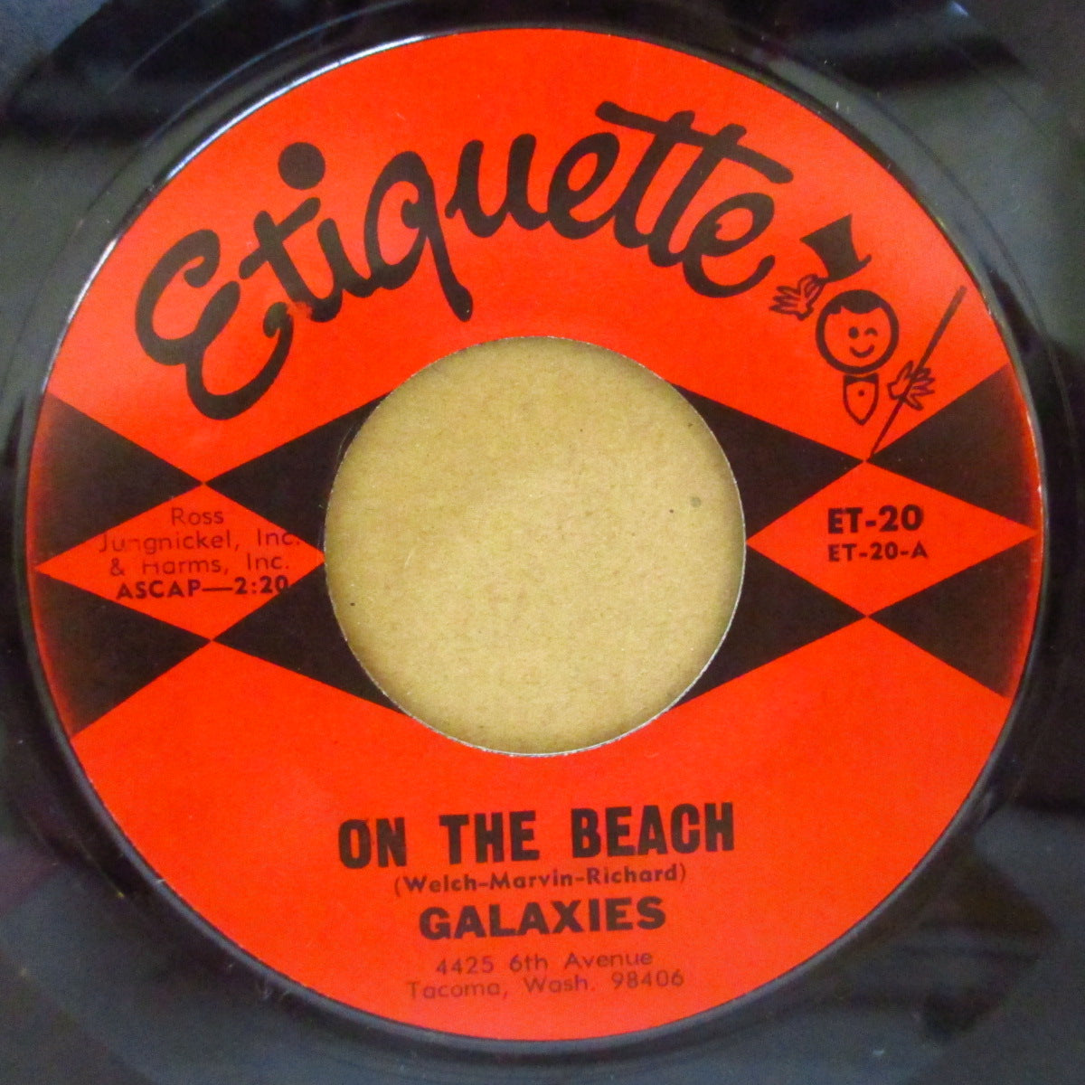 GALAXIES, THE (ザ・ギャラクシーズ)  - On The Beach (US '65 オリジナル7インチ)元祖パワーポップなサーフ・ポップ・ガレージ大名曲！