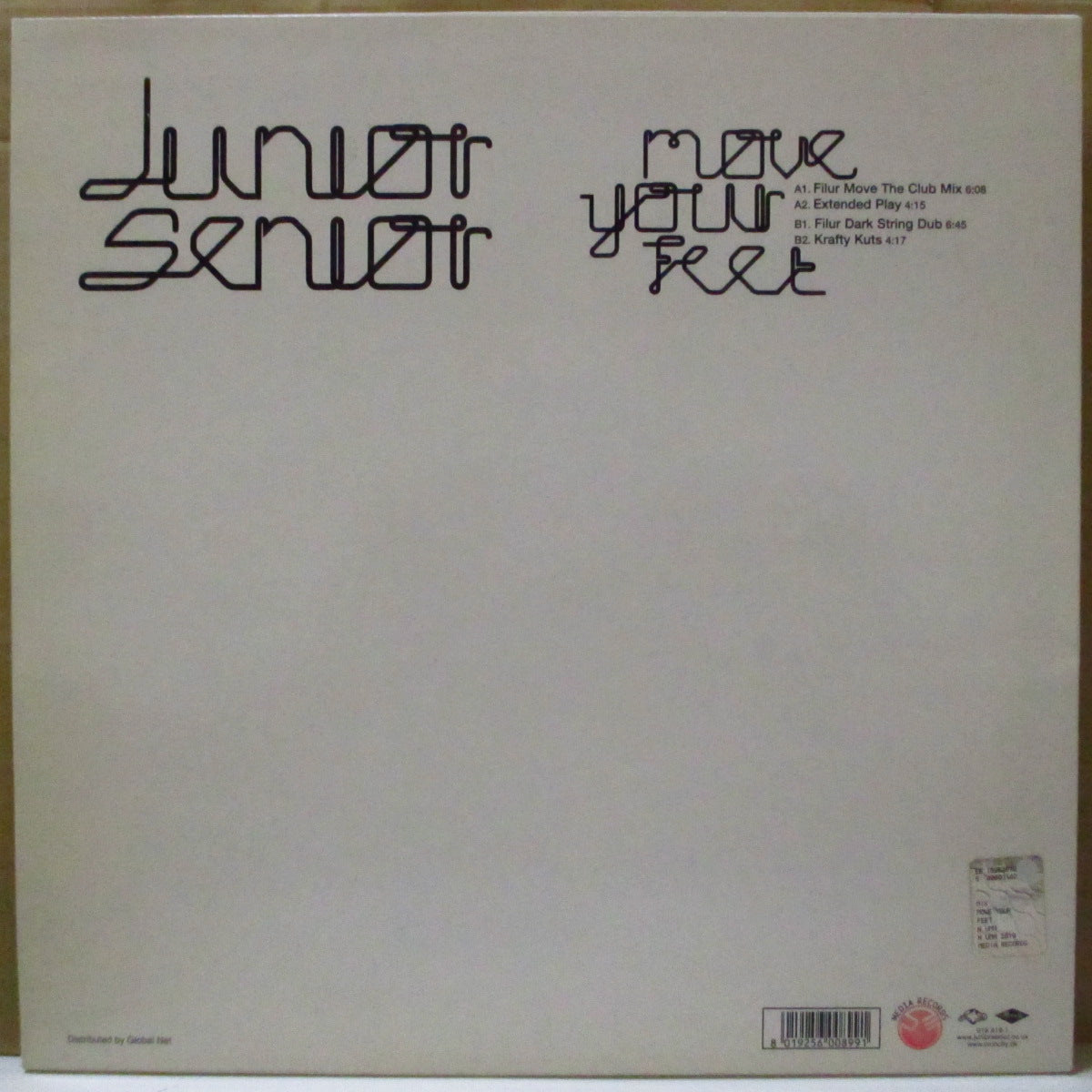 JUNIOR SENIOR (ジュニア・シニア)  - Move Your Feet (Italy オリジナル4バージョン入り 12インチ) '02年シングル