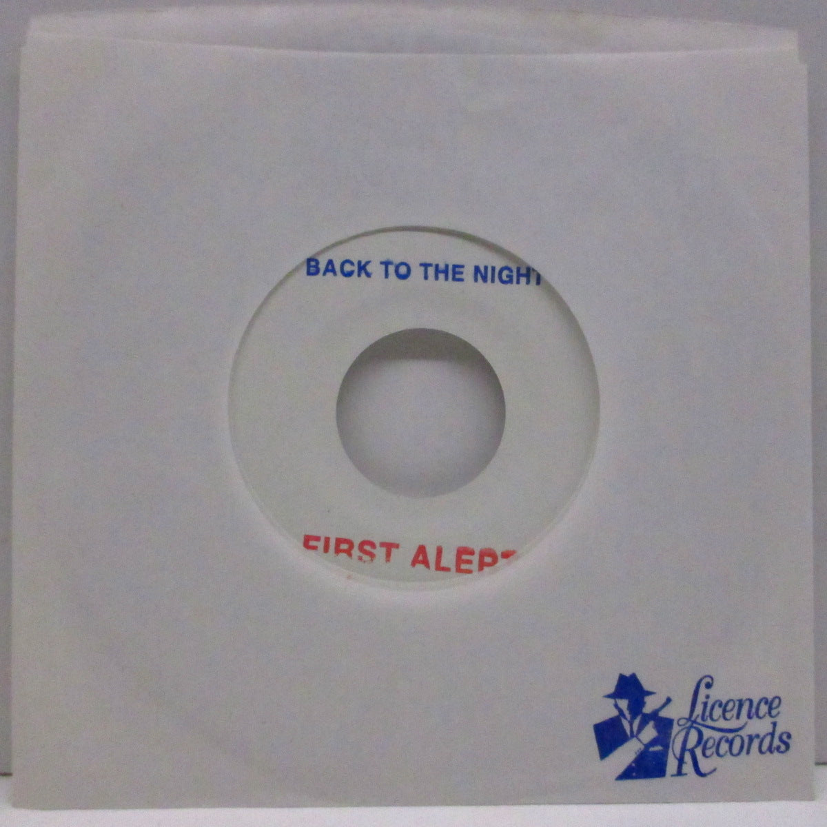FIRST ALERT (ファースト・アラート)  - Back To The Night (Japan '98 オリジナル 7"/ダイカット「スタンプ」ジャケ）
