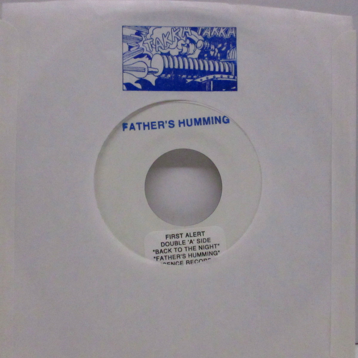 FIRST ALERT (ファースト・アラート)  - Back To The Night (Japan '98 オリジナル 7"/ダイカット「スタンプ」ジャケ）