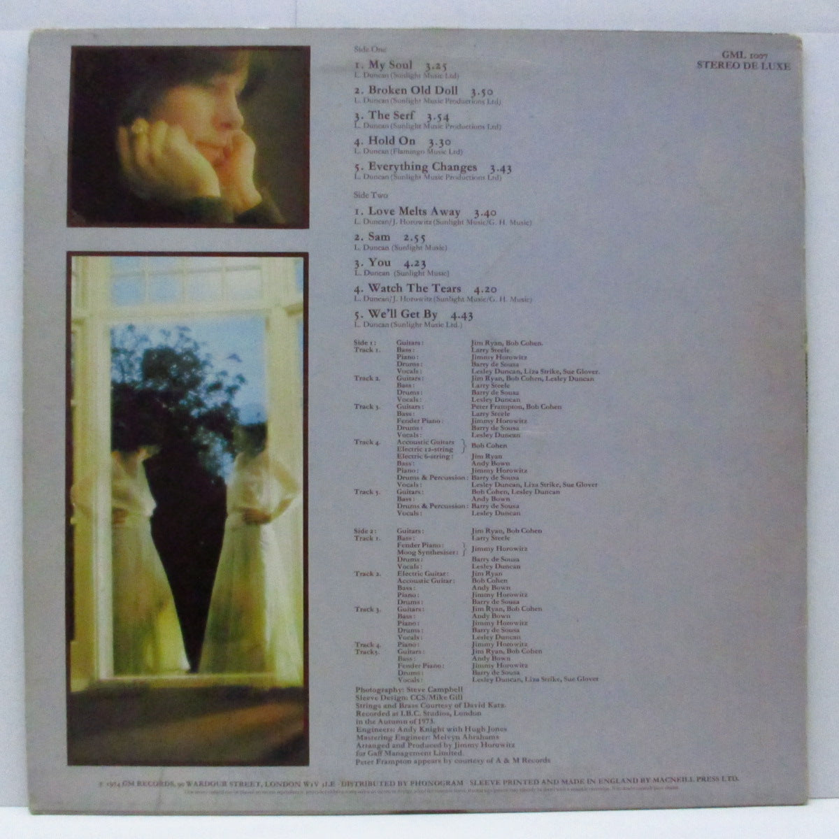 LESLEY DUNCAN (レズリー・ダンカン)  - Everything Changes (UK オリジナル LP) '74年サードアルバム！