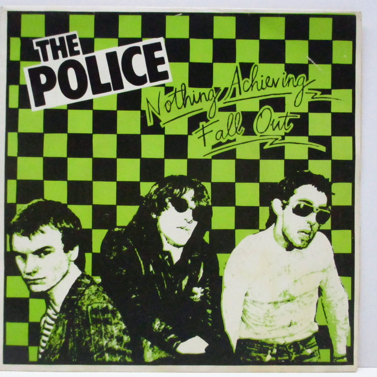 POLICE, THE (ザ ・ポリス)  - Fall Out (UK '79 再発「2色ストライプラベ」フラットセンター <赤盤> 7"+「緑 / 黒」光沢固紙ジャケ)