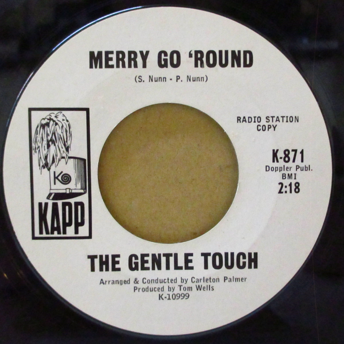 GENTLE TOUCH, THE  (ザ・ジェントル・タッチ =姉妹デュオ「サタデイズ・フォトグラフ」の変名)  - Among The First To Know (US '67 プロモ・白ラベ7インチ)ドリーミー・サンシャインポップ！