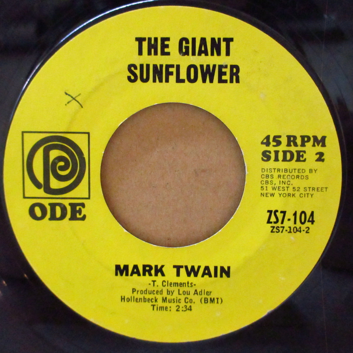 GIANT SUNFLOWER, THE  (ザ・ジャイアント・サンフラワー)  - Mark Twin / What's So Good About Good-Bye (US '67 オリジナル7インチ)軽快バブルガム（ノーザン）ポップ！