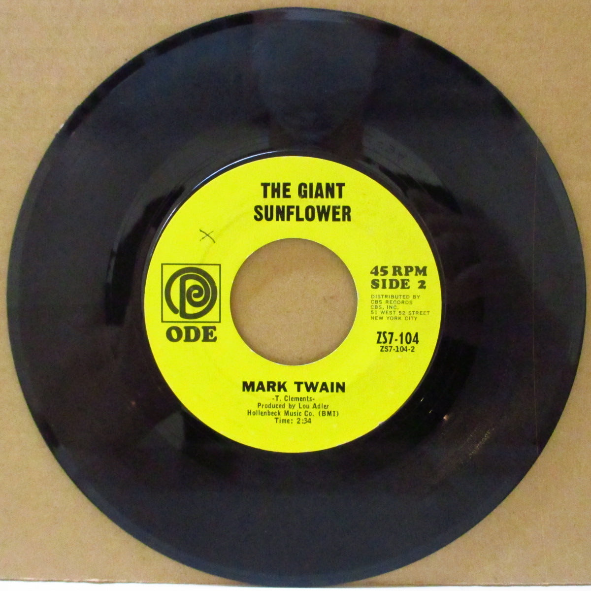 GIANT SUNFLOWER, THE  (ザ・ジャイアント・サンフラワー)  - Mark Twin / What's So Good About Good-Bye (US '67 オリジナル7インチ)軽快バブルガム（ノーザン）ポップ！