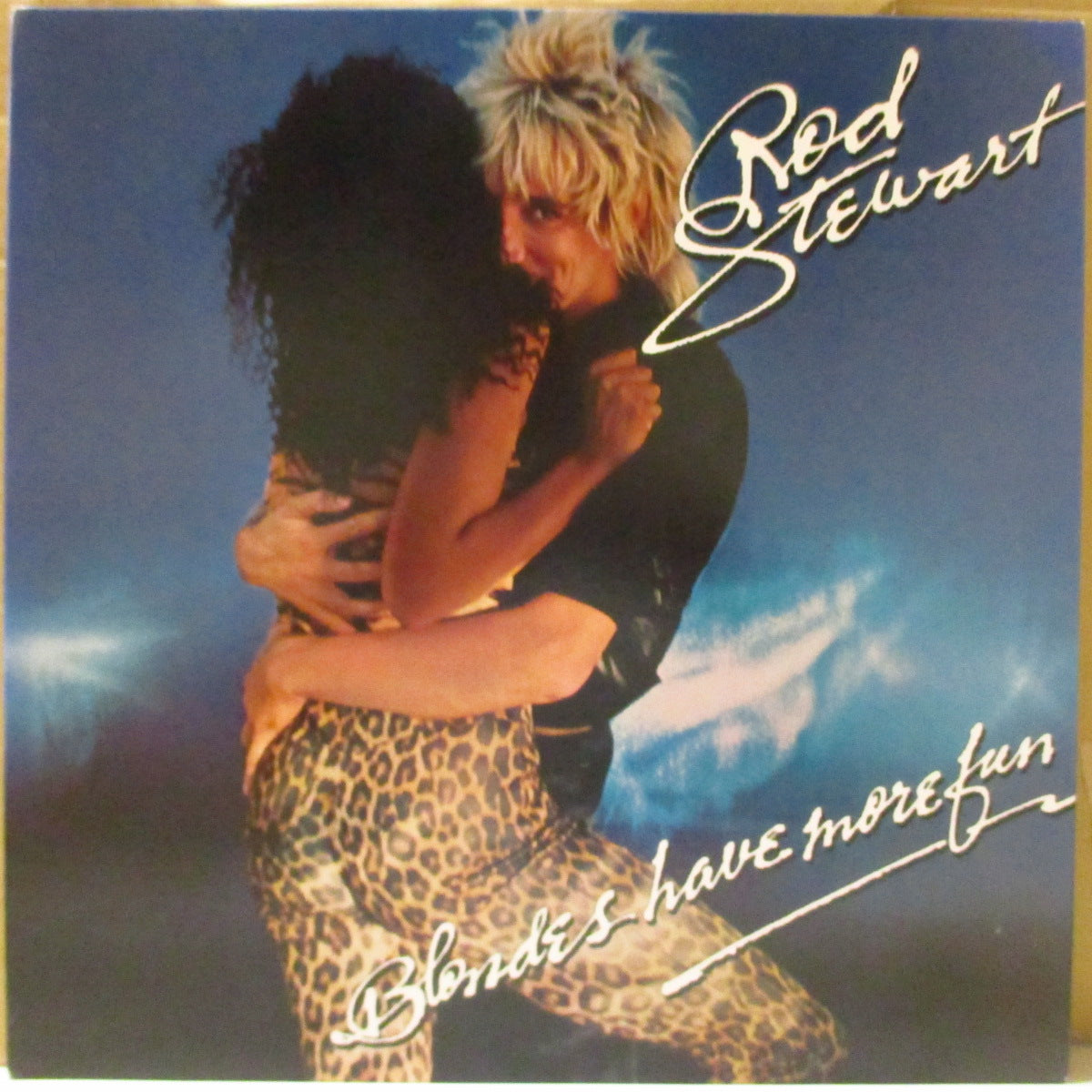 ROD STEWART (ロッド・スチュワート)  - スーパースターはブロンドがお好き - Blondes Have More Fun (Japan オリジナル LP+インサート, 光沢見開きジャケ/帯欠) '78年9thアルバム