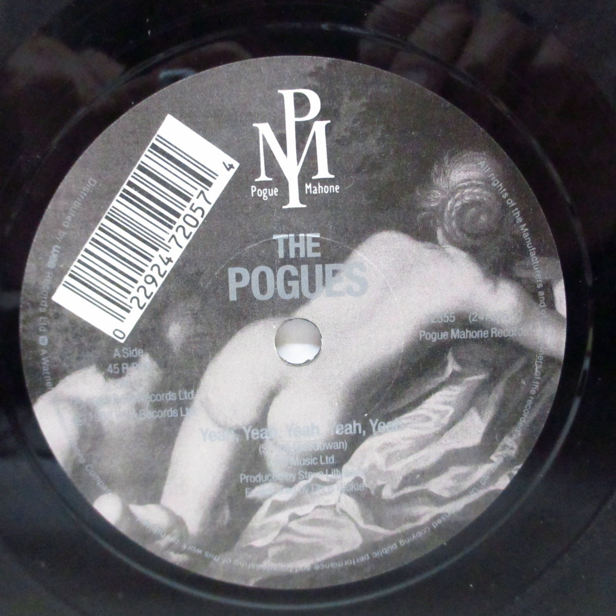 POGUES, THE (ザ ・ポーグス)  - Yeah Yeah Yeah Yeah Yeah (UK オリジナル 7"/光沢固紙折り返ジャケ) 両面アルバム未収録！ 