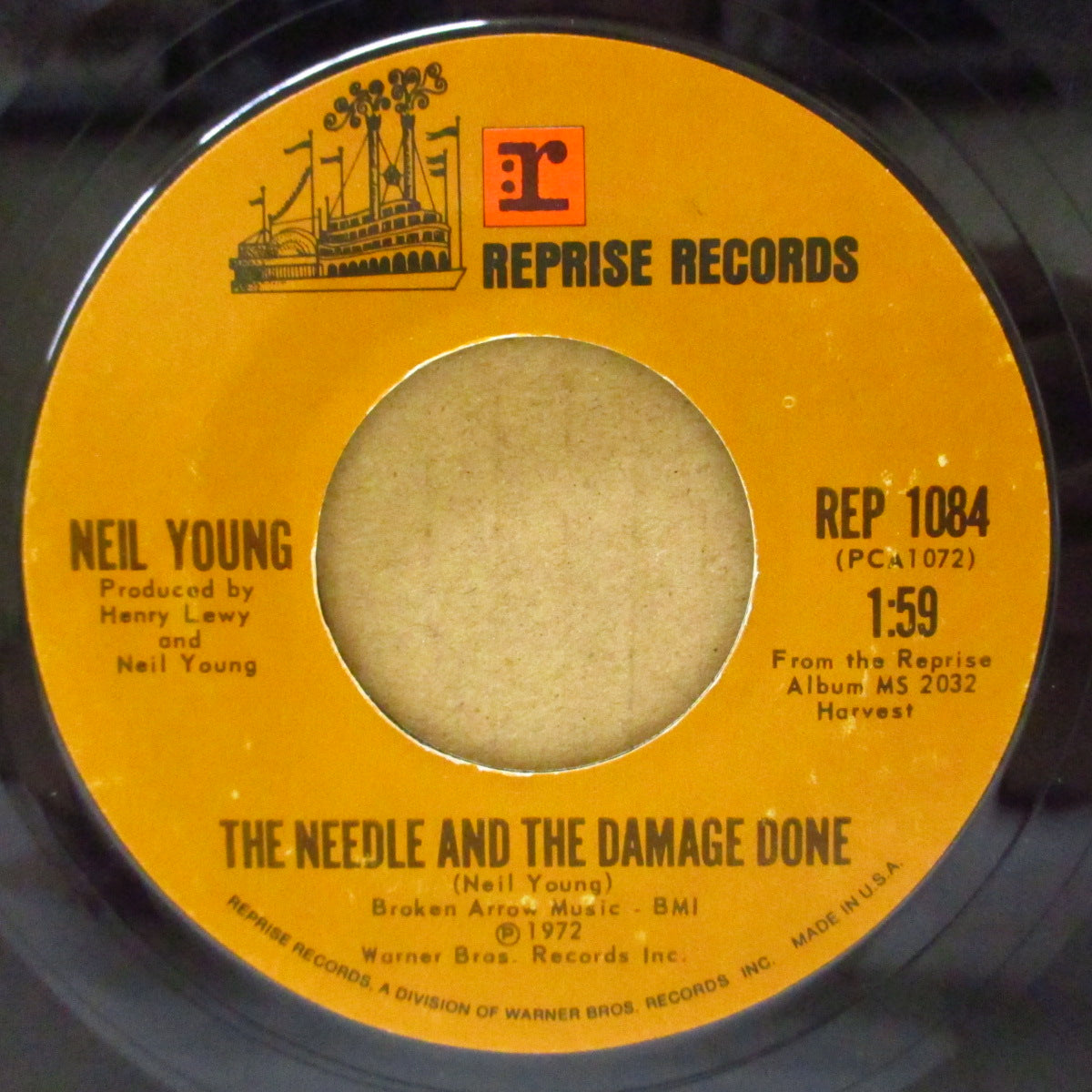 NEIL YOUNG (ニール・ヤング)  - Old Man (US '72 オリジナル 7インチ)全米31位の名曲