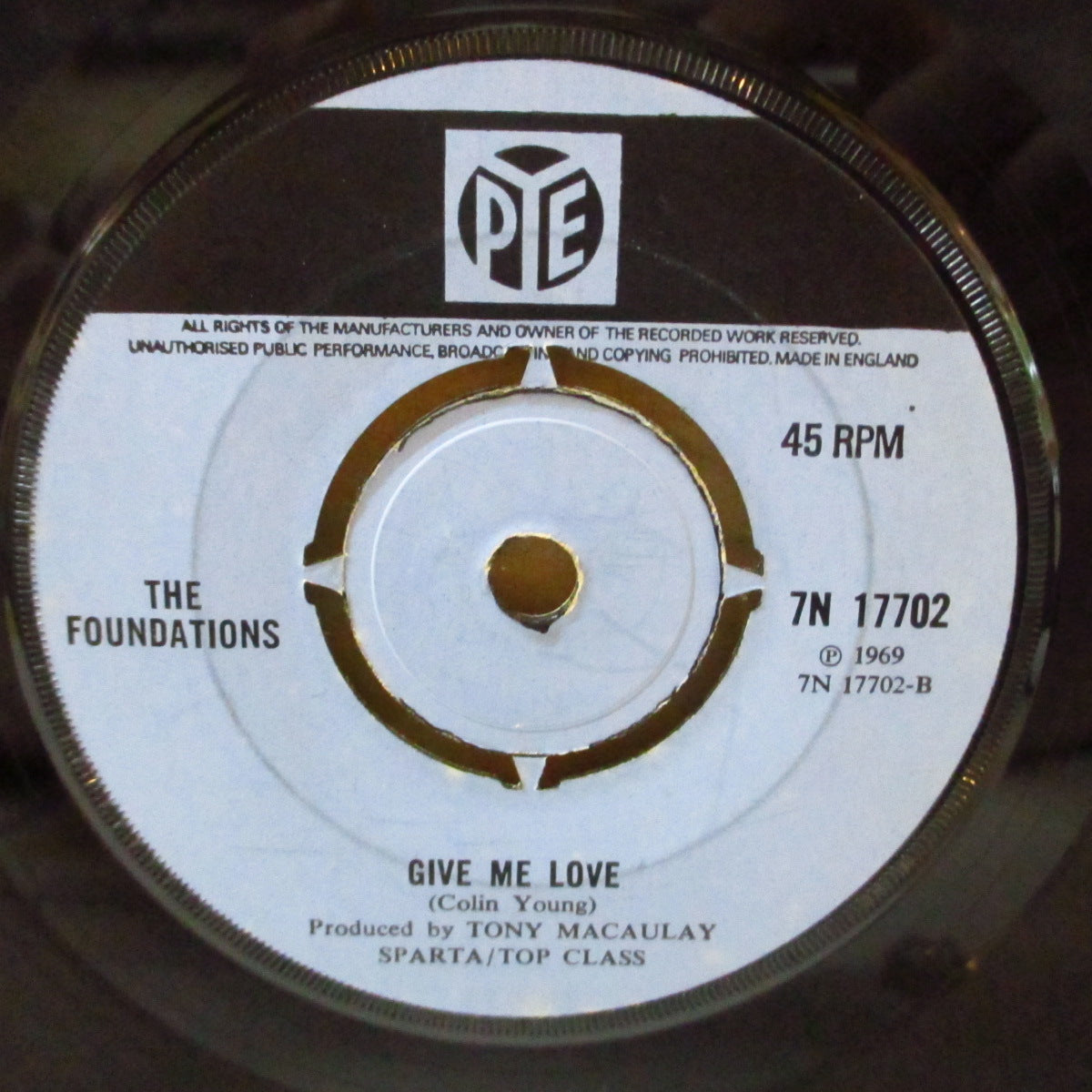 FOUNDATIONS (ファウンデーションズ)  - In The Bad, Bad Old Days (UK '69 初回「黒・青ラベ、プッシュアウト・センター」オリジナル7インチ）ノーザンPOP名曲