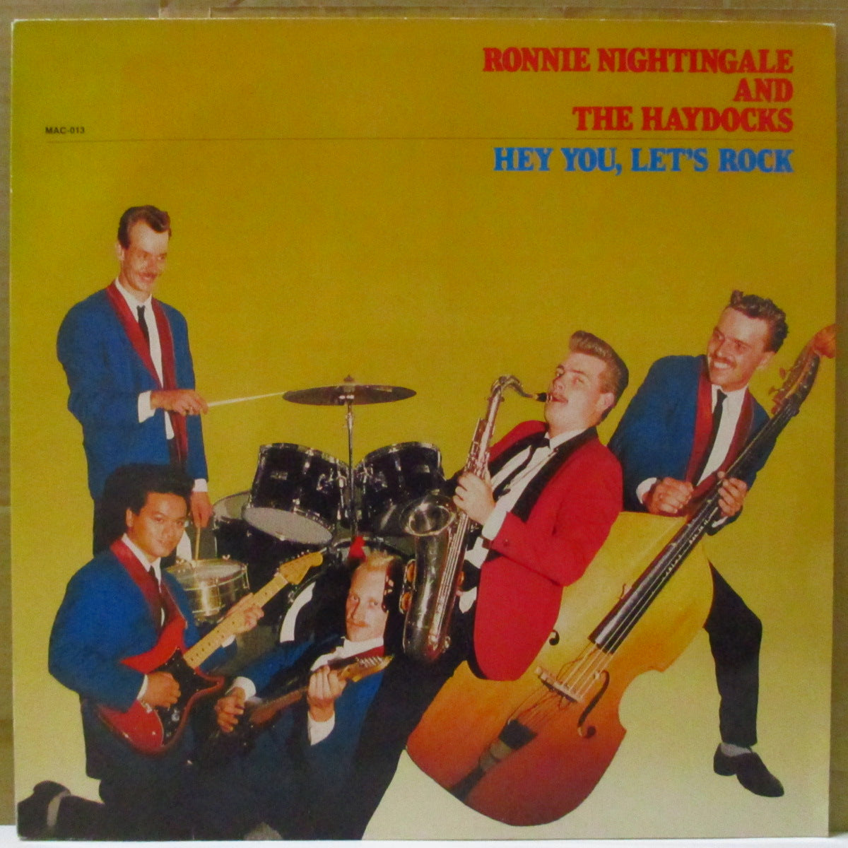 RONNIE NIGHTINGALE & THE HAYDOCKS (ロニー・ナイチンゲイル・アンド・ザ・ヘイドックス)  - Hey You Let's Rock (Belgium オリジナル LP) オランダのテディボーイ系ロッキン・コンボ、'86年1stアルバム