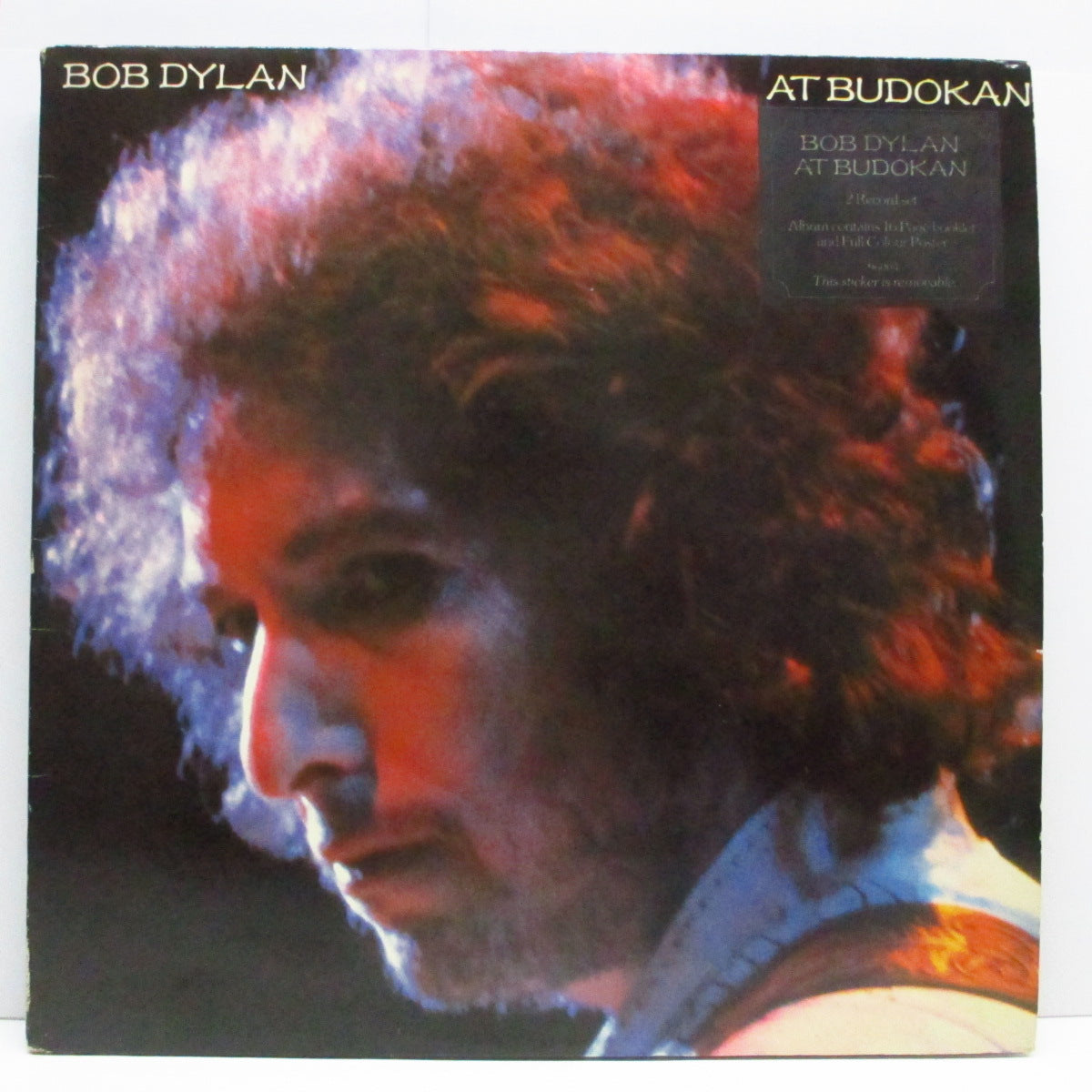 BOB DYLAN (ボブ・ディラン)  - Bob Dylan At Budokan (UK オリジナル 2xLP+ブックレット、ポスター/ステッカー付見開きジャケ「完品」)