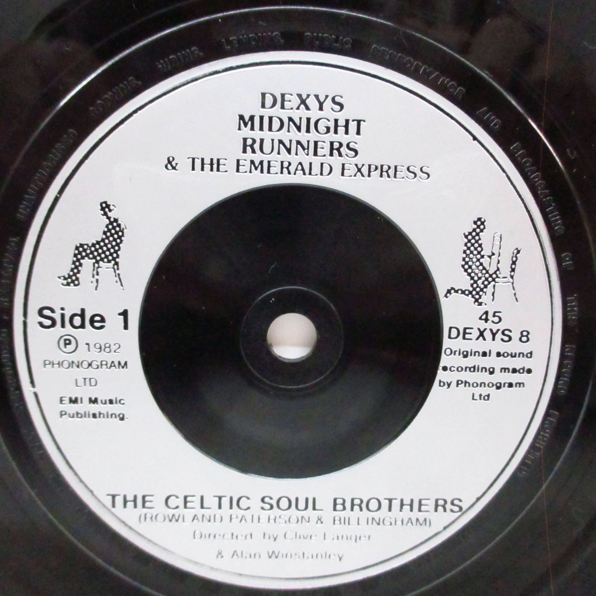 DEXYS MIDNIGHT RUNNERS (デキシーズ・ミッドナイト・ランナーズ)  - The Celtic Soul Brothers (UK オリジナル「銀プラ、フラットセンター ラベ 7"/光沢ソフト紙折り返ジャケ)
