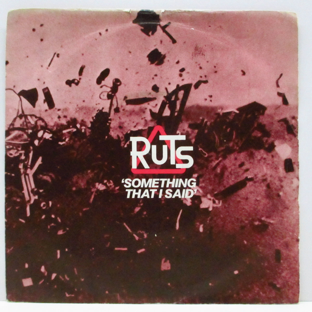 RUTS, THE (ザ ・ラッツ)  - Something That I Said (UK オリジナル 7"+光沢ソフト紙折り返しジャケ)