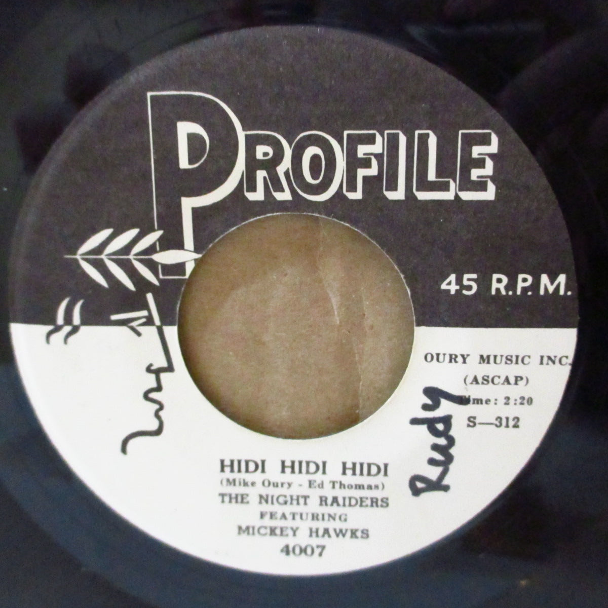 NIGHT RAIDERS Feat. MICKEY HAWKS (ミッキー・ホーキンス & ザ・ナイトレイダーズ)  - Cottonpickin' ( US '74 限定リプロ7インチ) 鉄板ロカビリー・ジャイバー！