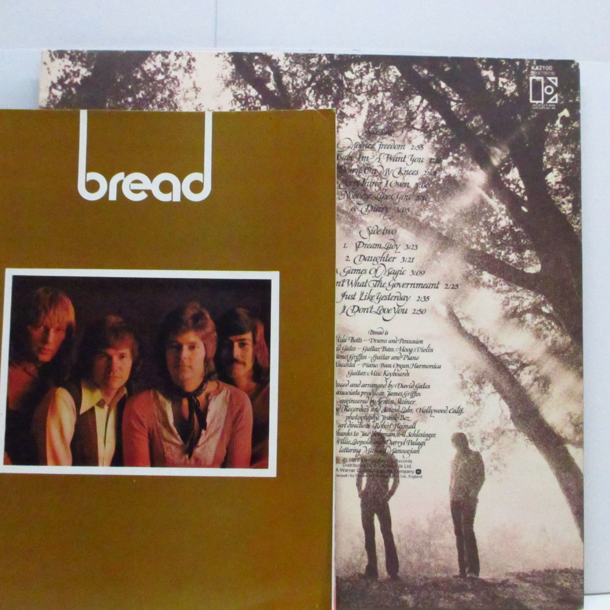 BREAD (ブレッド)  - Baby I'm-A Want You (UK 70's 再発「Wロゴ有ラベ」LP+ブックレット/見開ジャケ)