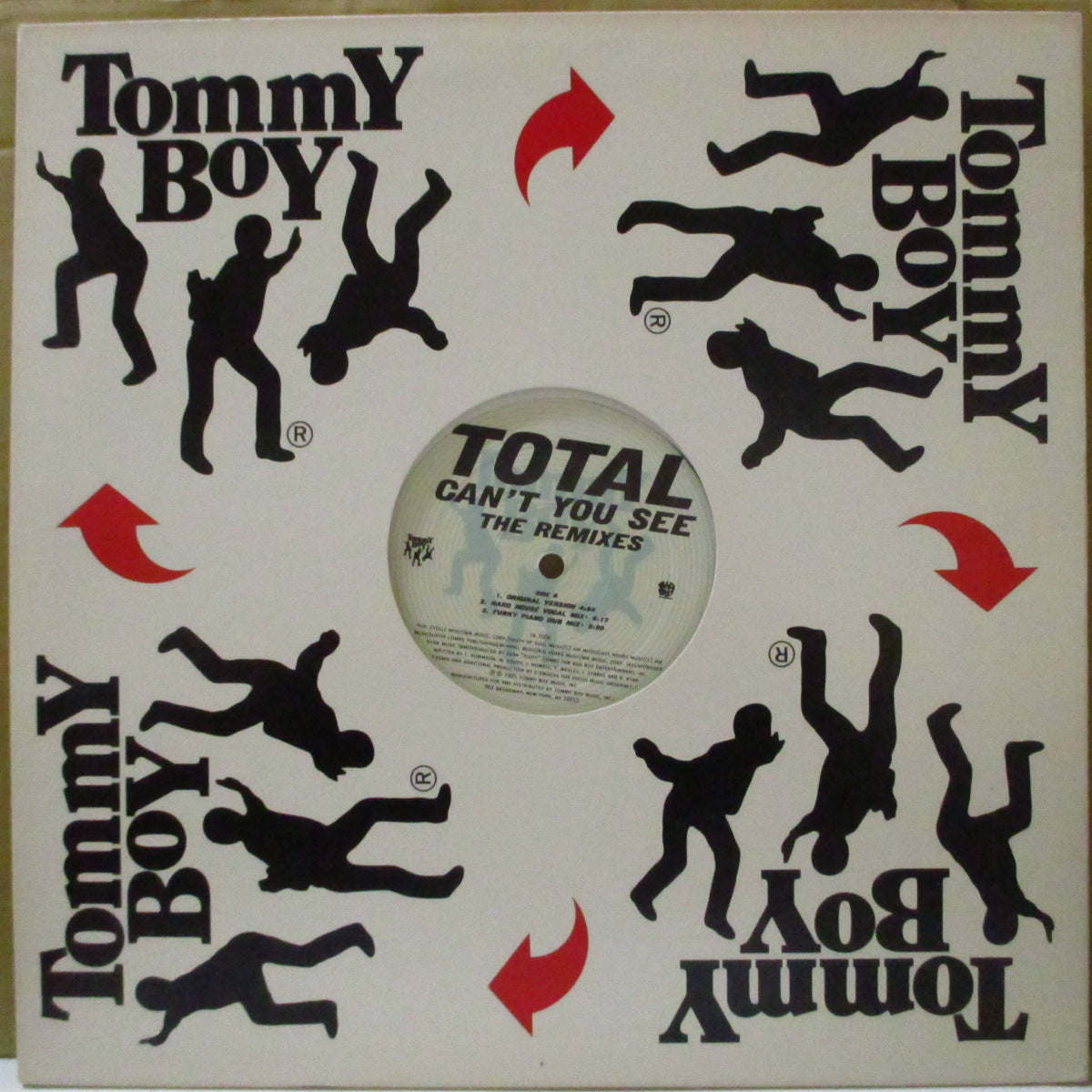 TOTAL (トータル)  - Can't You See - The Remixes (US オリジナル7バージョン入り 12インチ/光沢ダイカットジャケ) '95年リミックスシングル
