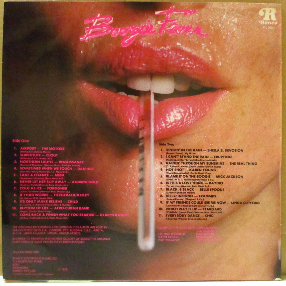 V.A. ('78年欧米B級ブギーディスコ満載コンピ)  - Boogie Fever (UK  '78 オリジナル・ステレオ LP/両面コーティング・ジャケ)