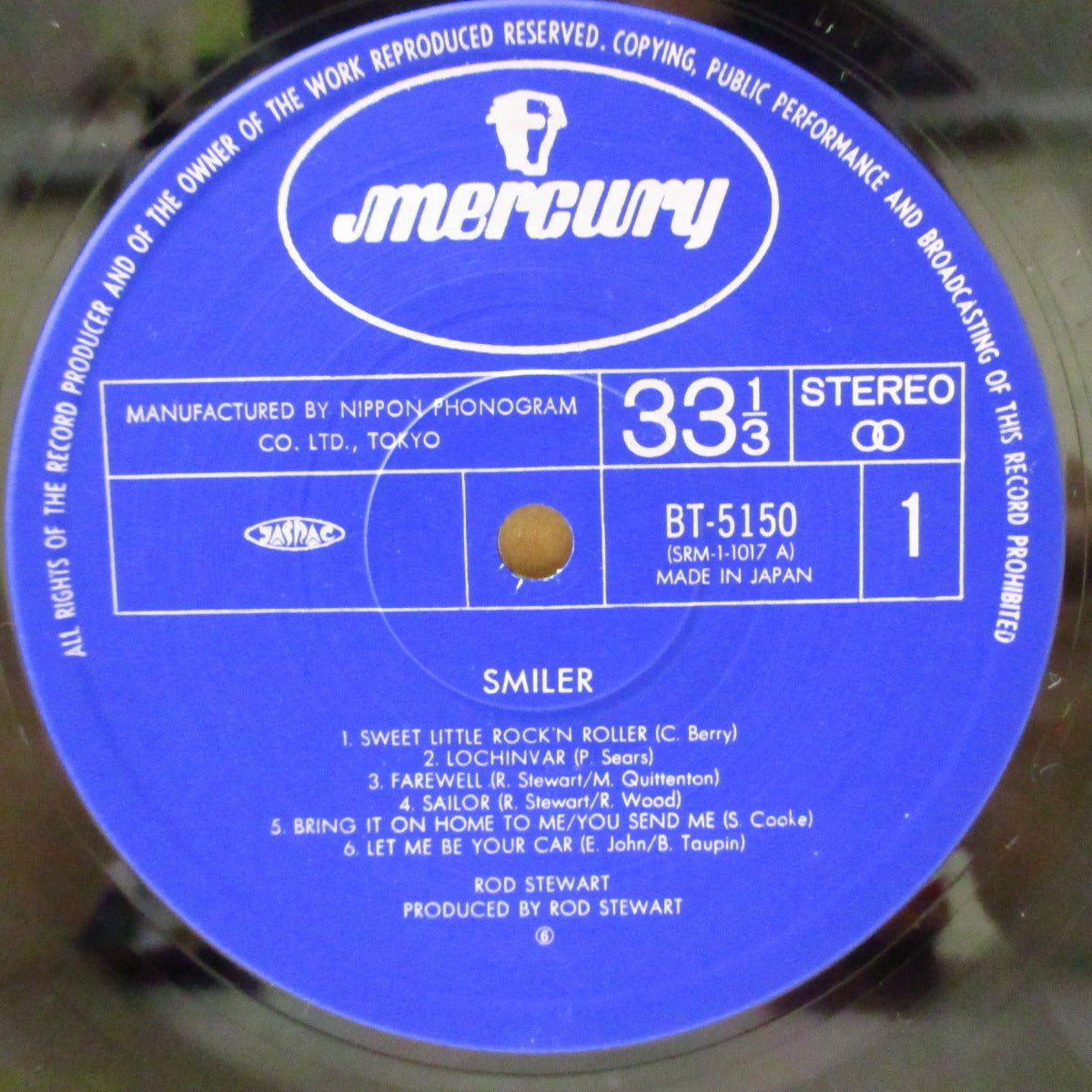 ROD STEWART (ロッド・スチュワート)  - スマイラー - Smiler (Japan '78 再発 LP+インサート/帯欠) '74年5thアルバム