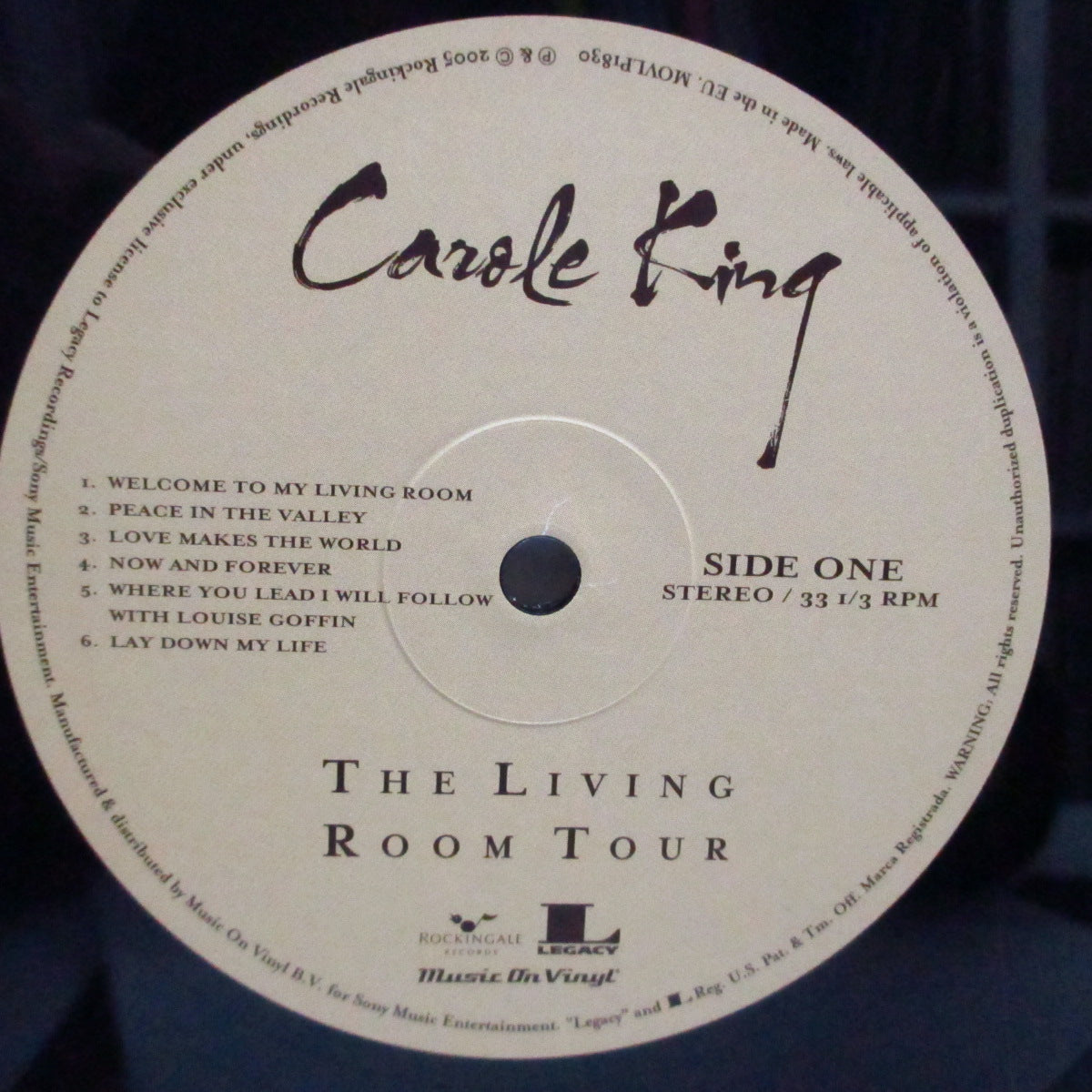 CAROLE KING (キャロル・キング)  - The Living Room Tour (EU '17 再発 180g 2xLP+ブックレット)