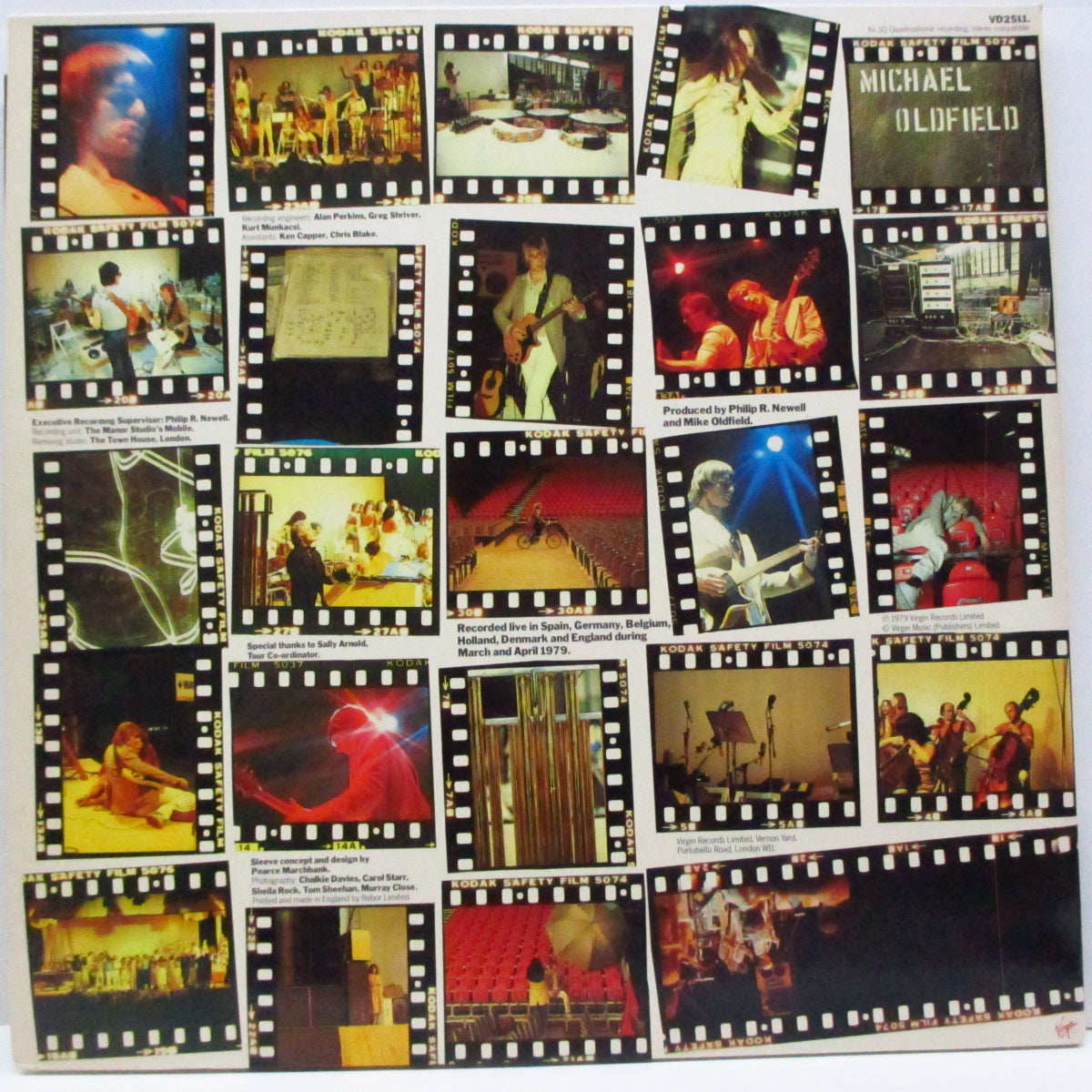 MIKE OLDFIELD (マイク・オールドフィールド)  - Exposed (UK 限定「クアドラフォニック」 2xLP/光沢見開きジャケ) '79年初ライブアルバム !