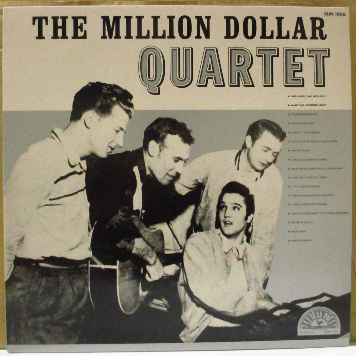 MILLION DOLLAR QUARTET (ミリオン・ダラー・カルテット = エルビス、カール・パーキンス、ジョニー・キャッシュ、ジェリー・リー・ルイス)  - Songs In Million Dollar Quartet Album (UK '81 正規オリジナル・モノラル LP) '56年奇跡のスタジオ未発表セッション