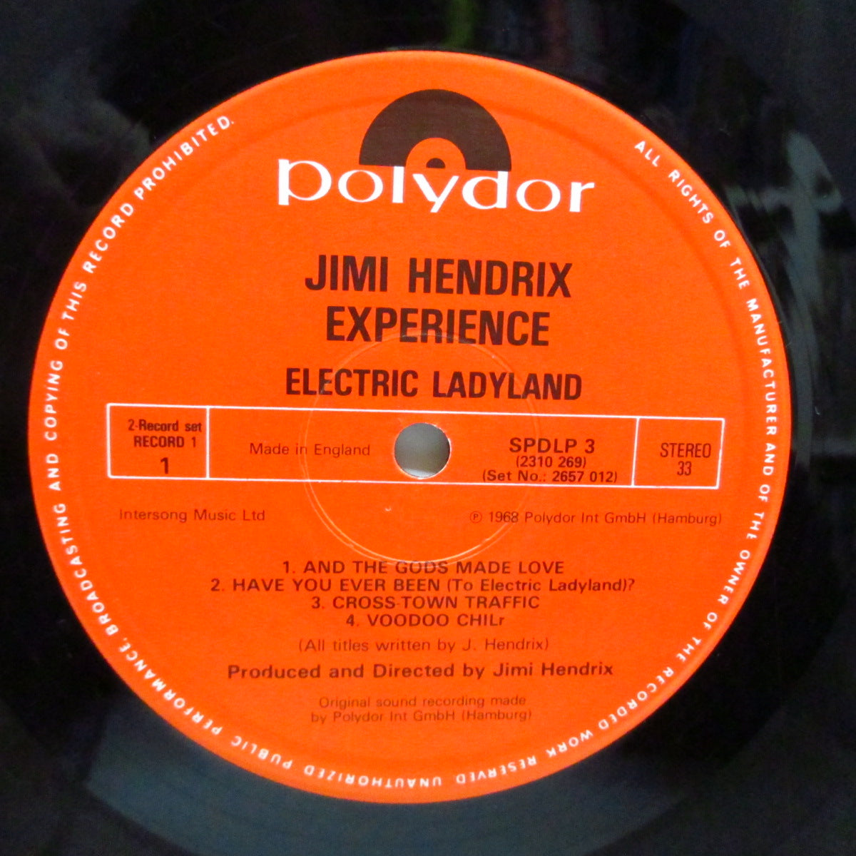 JIMI HENDRIX (ジミ・ヘンドリックス) - Electric Ladyland (UK '84 再発 2xLP/光沢「ヌード」見