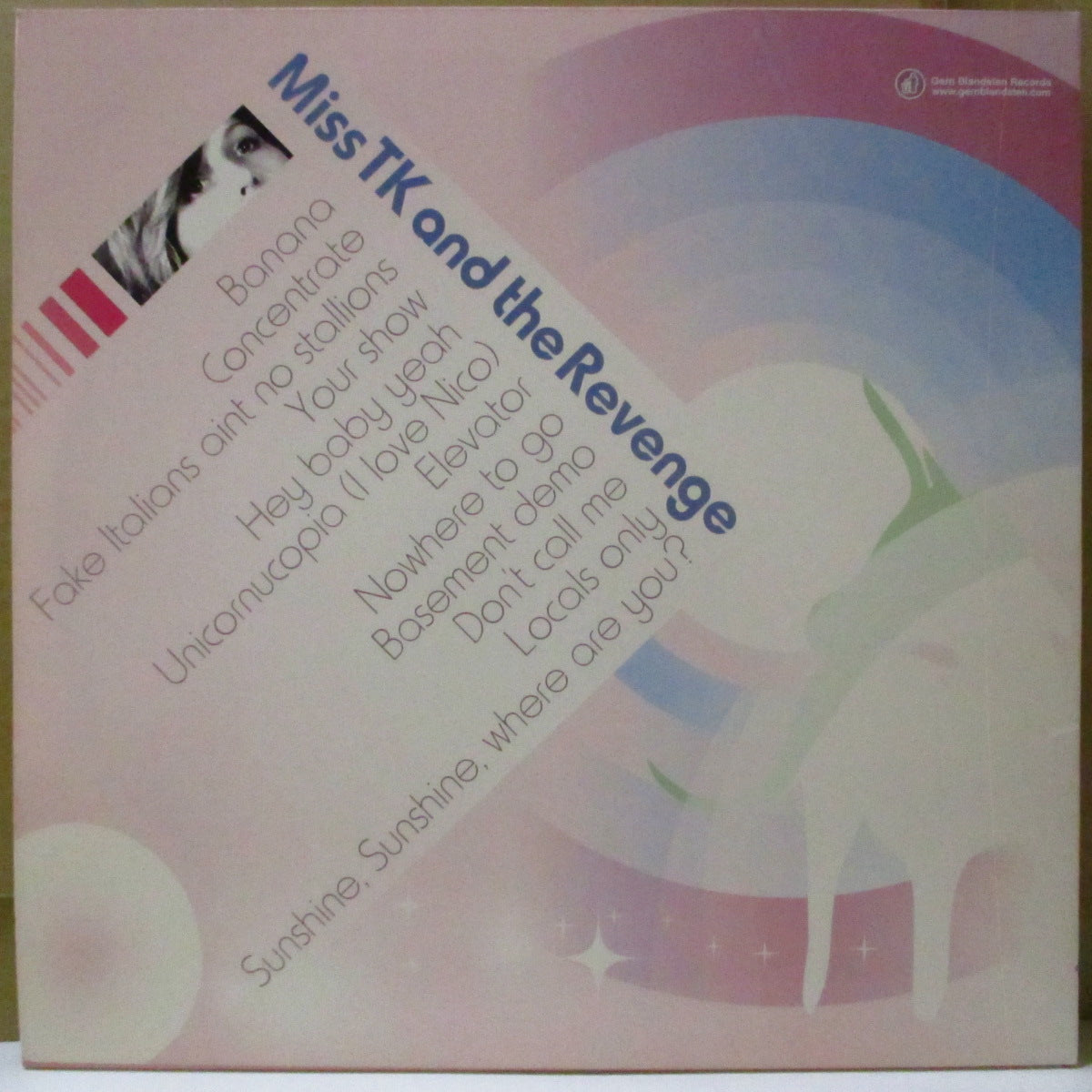 MISS TK AND THE REVENGE (ミス・TK・アンド・ザ・リヴェンジ)  - XOXO (US オリジナル LP+ソフト紙インナー) '04年1stアルバム