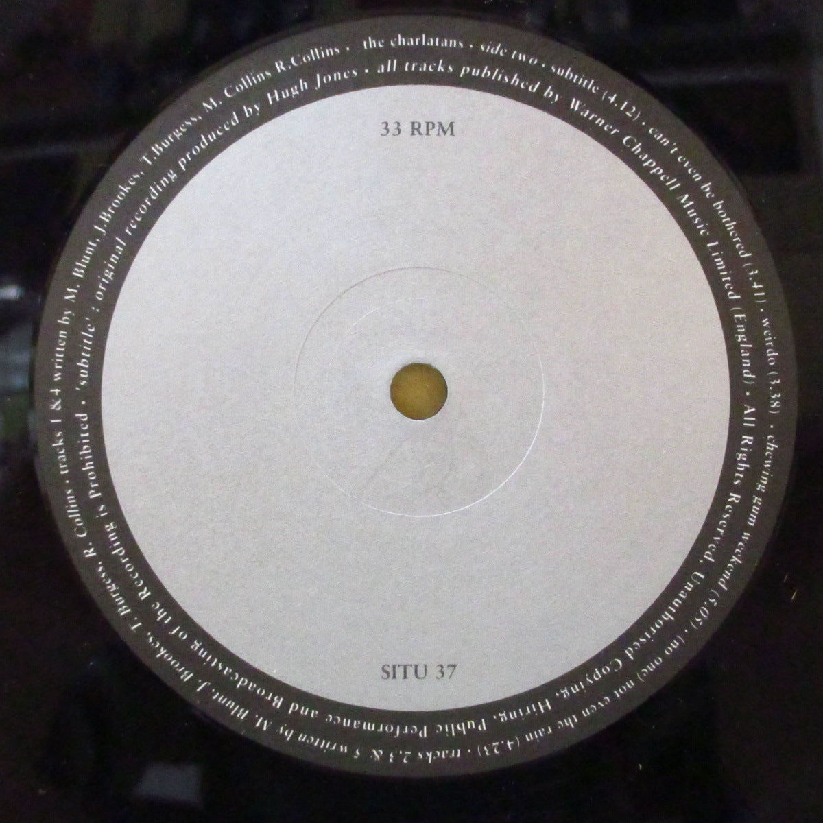 CHARLATANS, THE (ザ・シャーラタンズ)  - Between 10th And 11th (UK オリジナル LP+ソフト紙インナー/ざら紙ジャケ) '92年2ndアルバム