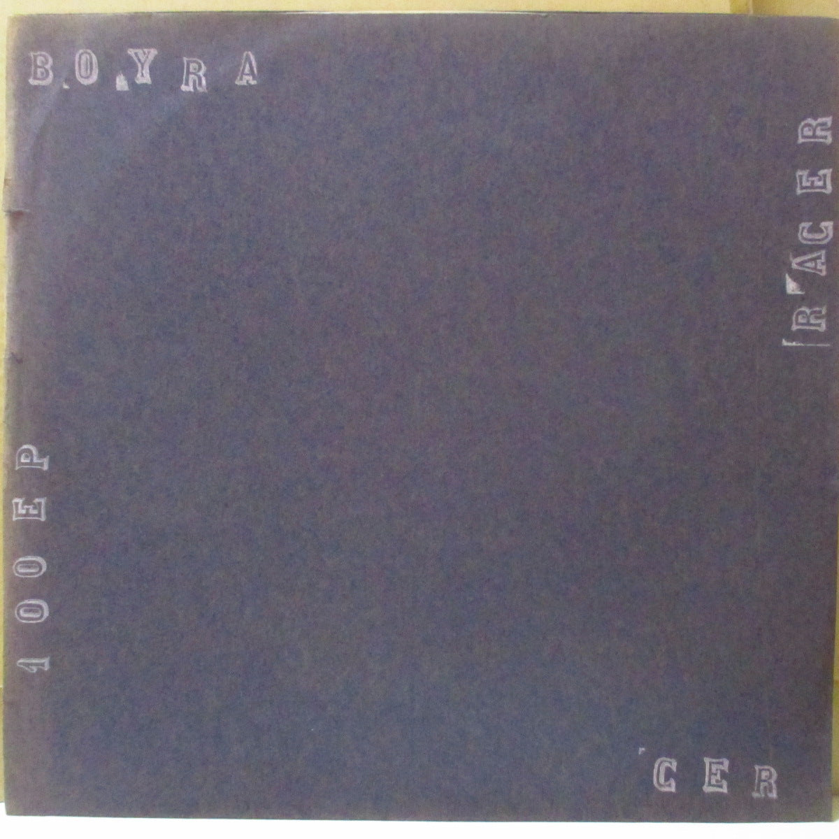 BOYRACER (ボーイレーサー)  - Racer 100 EP (US '96 限定10曲入り片面 12インチ＋インサート/ソフトざら紙ジャケ)