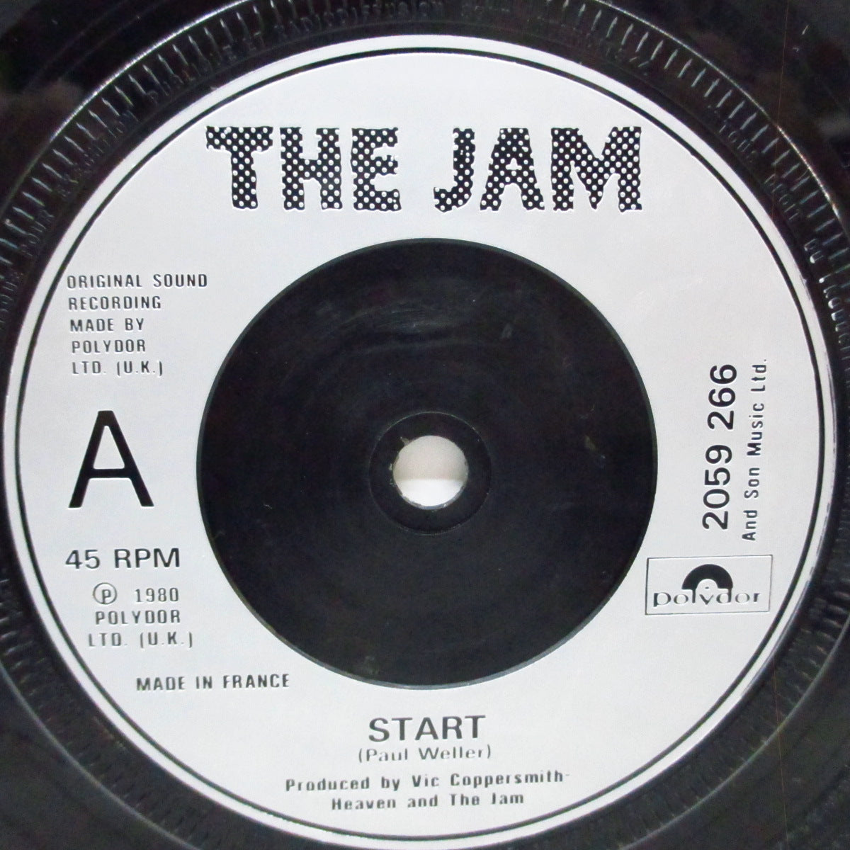 JAM, THE (ザ・ジャム)  - Start! / Liza Radley (UK オリジナル「フラットセンター」7"/両面コーティング折り返ジャケ) フレンチプレス Ver!