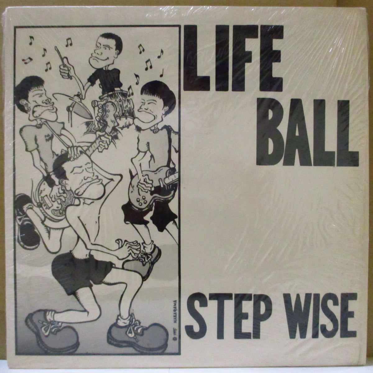 LIFE BALL (ライフ・ボール)  - Step Wise (Japan 初回限定1,500枚「クリア盤」 10インチ+インサート/ナンバリング入り光沢ジャケ) '95年唯一のアルバム