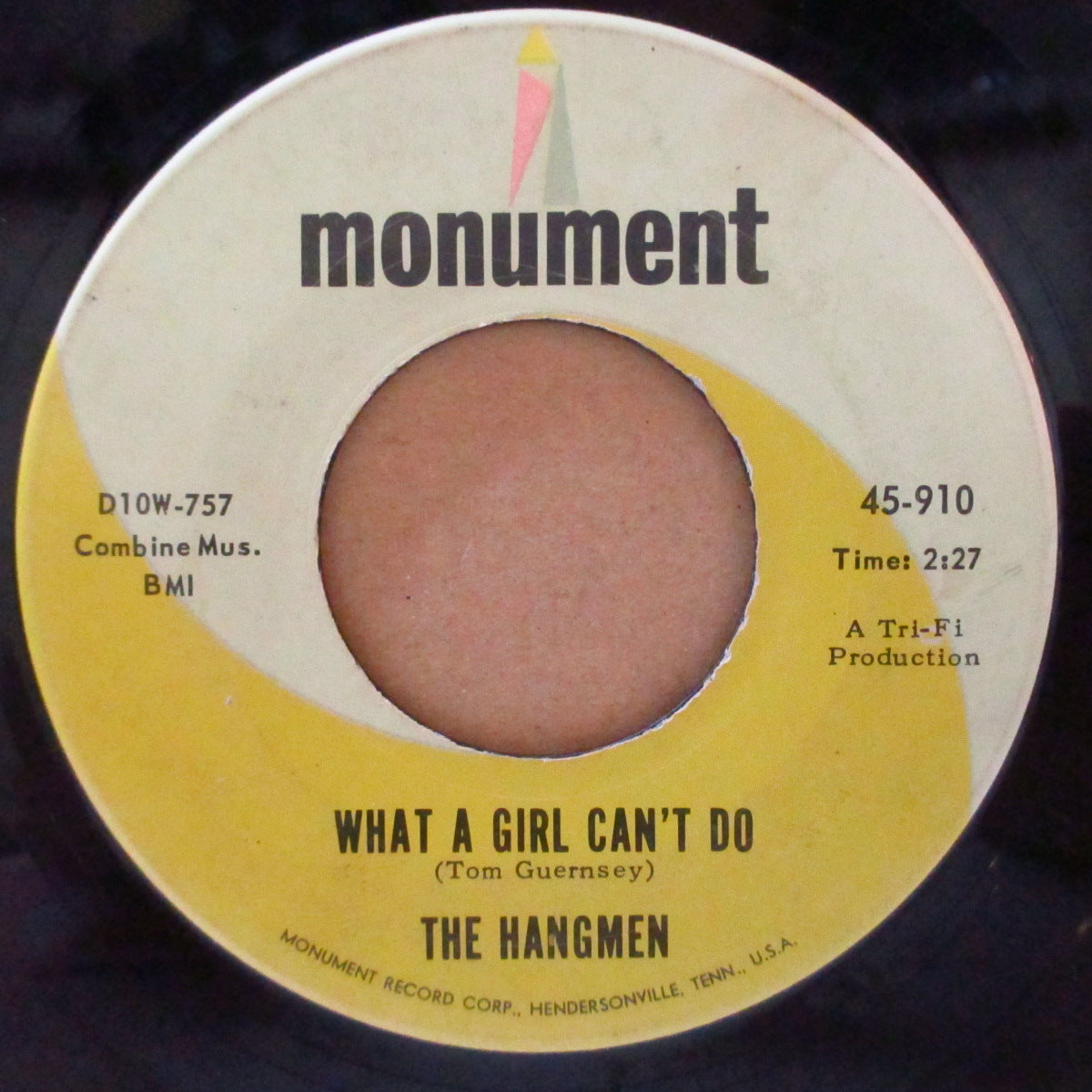 HANGMEN, THE (ザ・ハングメン)  - What A Girl Can't Do (US '65 オリジナル7インチ) MOD-R&Bガレージ名曲！