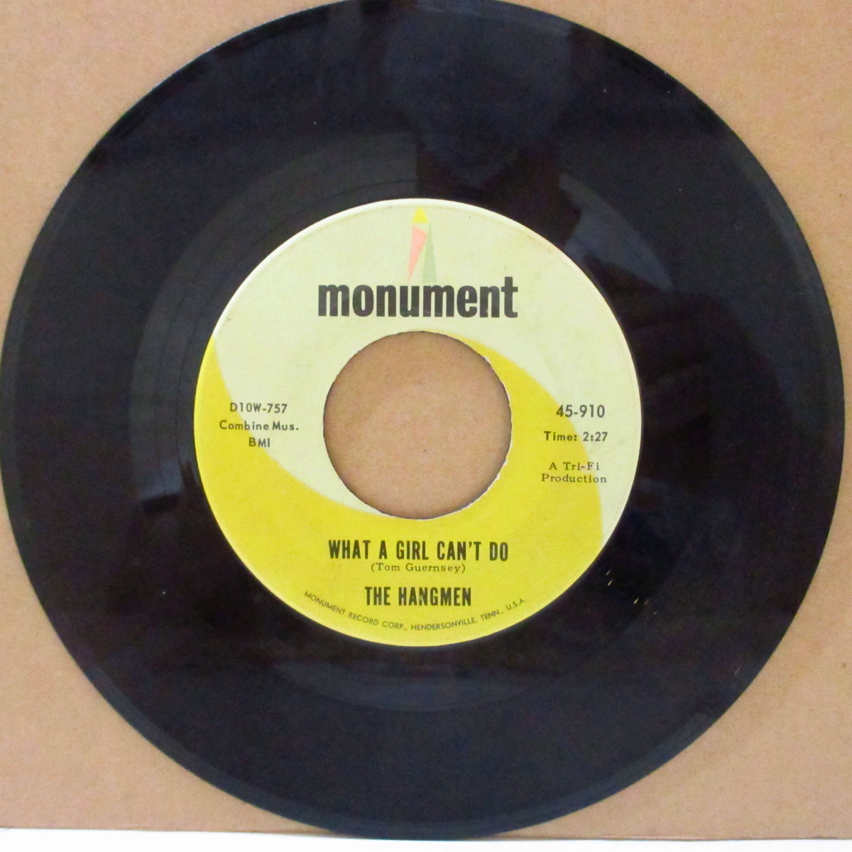 HANGMEN, THE (ザ・ハングメン)  - What A Girl Can't Do (US '65 オリジナル7インチ) MOD-R&Bガレージ名曲！