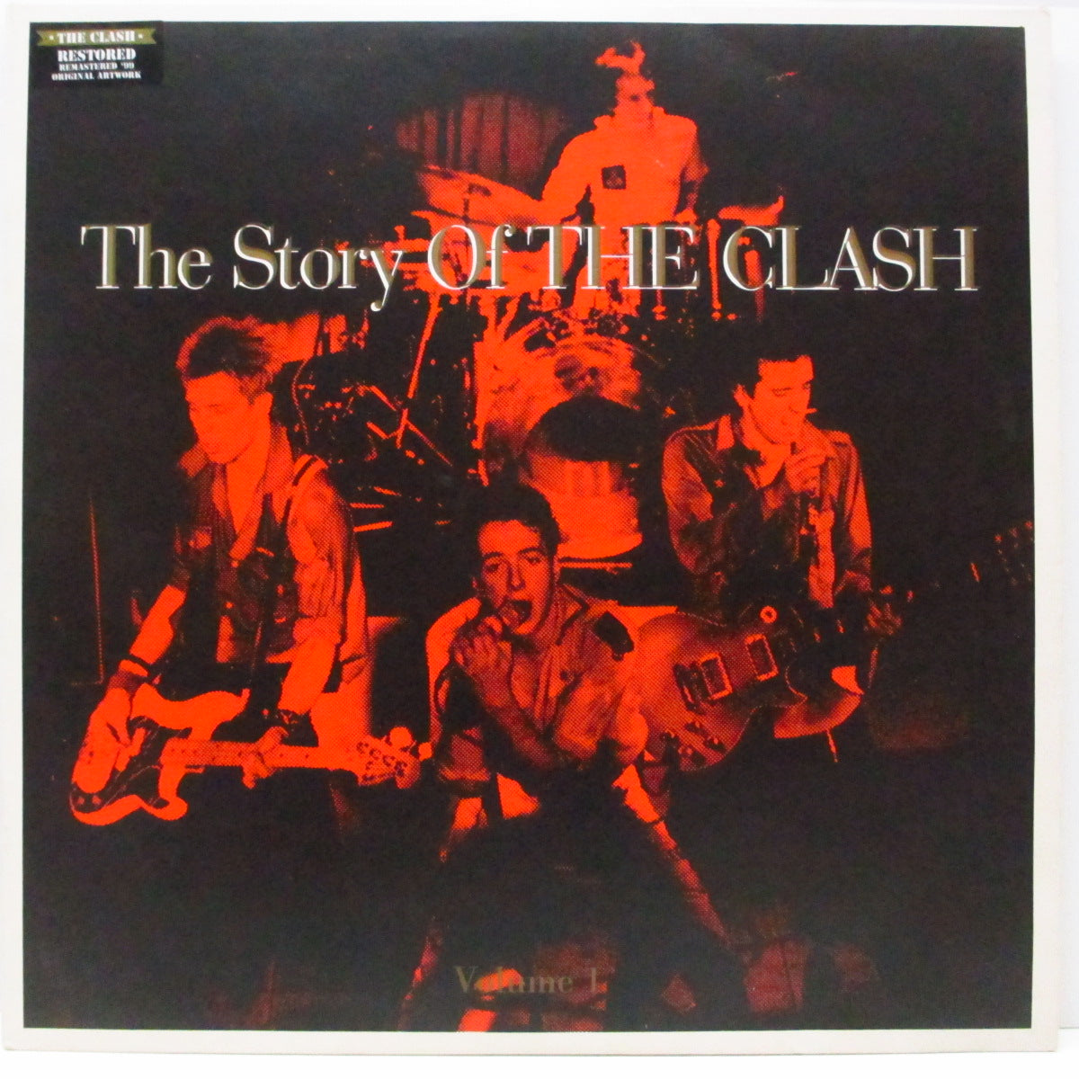 CLASH, THE (クラッシュ)  - The Story Of The Clash Vol.1 (UK '99 リマスター再発 2xLP+インナー、ステッカー付ザラ紙ジャケ/Columbia ‎495351 1)