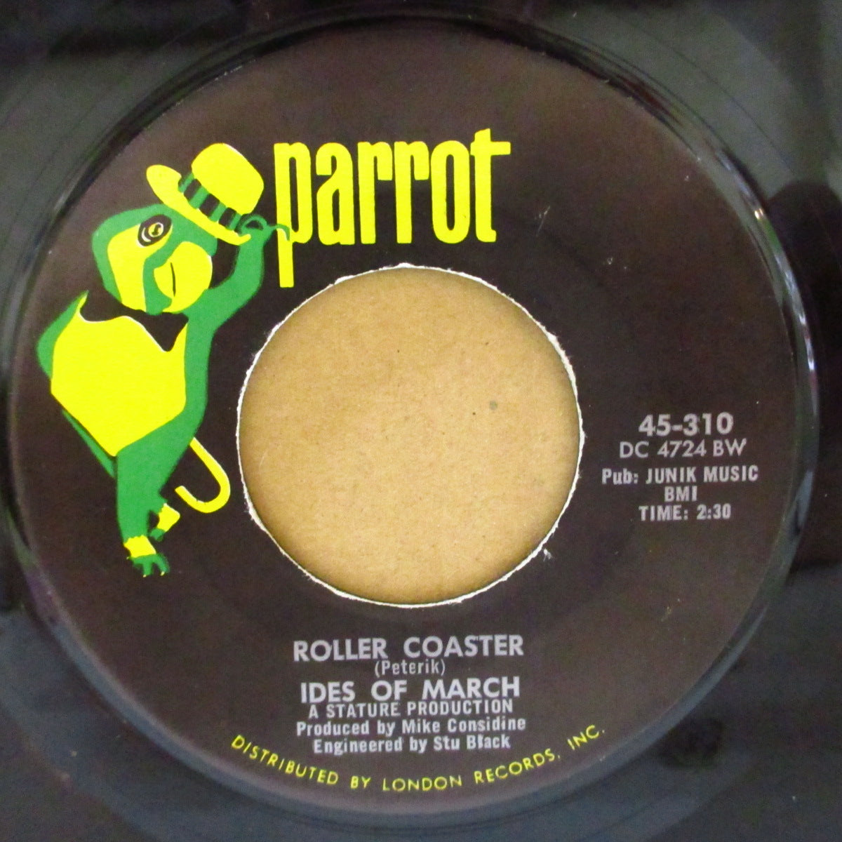 IDES OF MARCH, THE (ジ・アイズ・オブ・マーチ)  - Roller Coaster (US '66 オリジナル7インチ)「ペブルス Vol.10」収録ポップ・ガレージ名曲！
