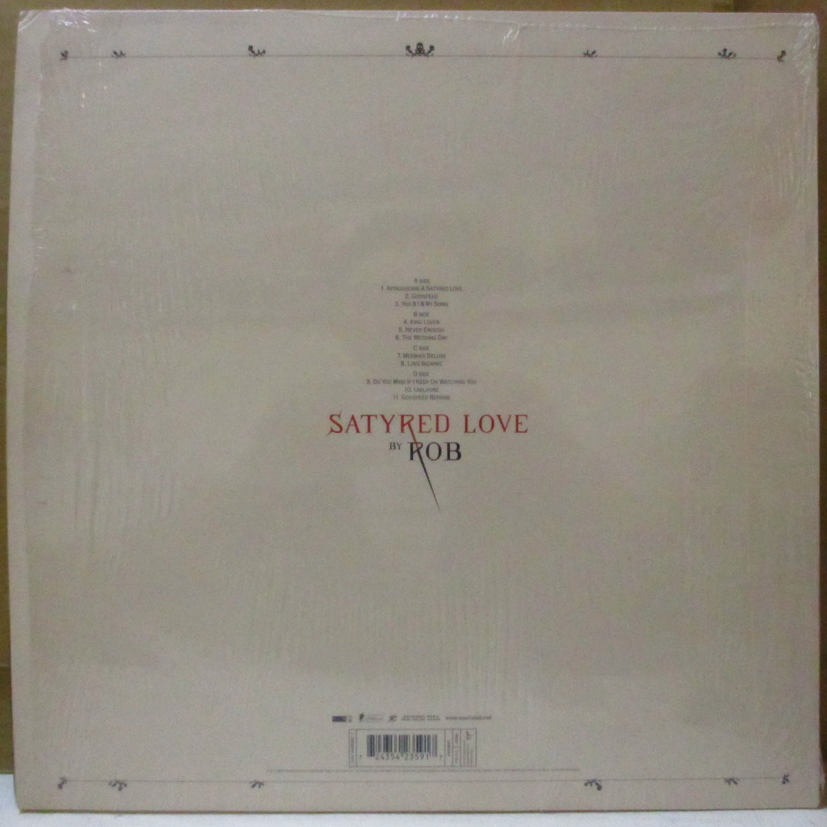 ROB (ロブ)  - Satyred Love (EU オリジナル 2xLP+インナー/レアステッカー付き光沢ジャケ) '02年2ndアルバム
