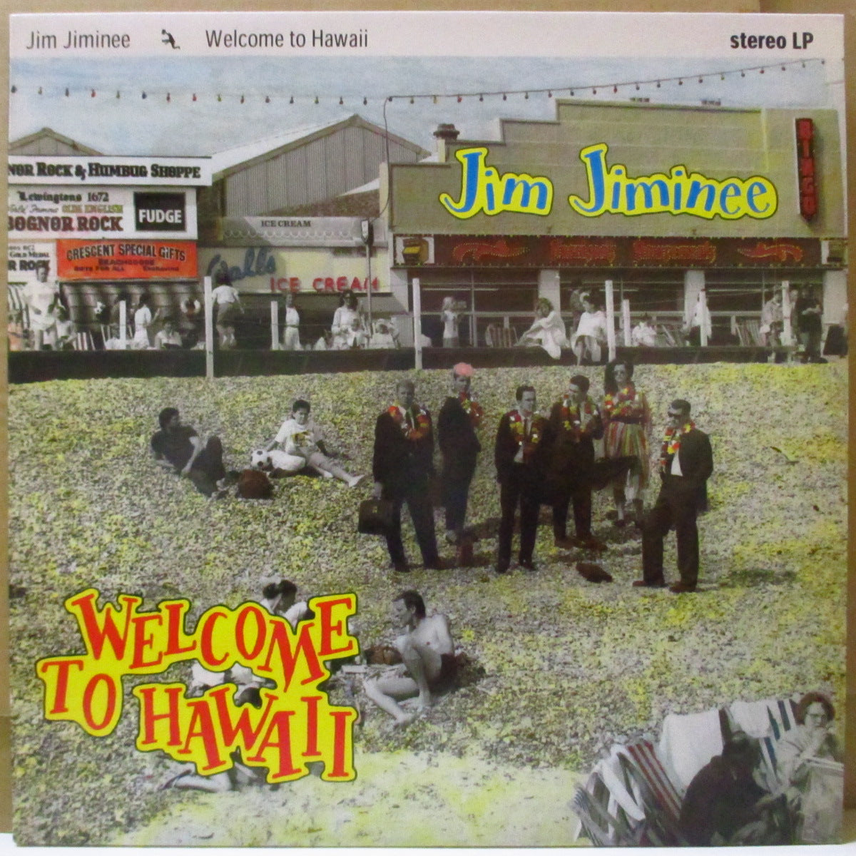 JIM JIMINEE (ジム・ジミニー)  - Welcome To Hawaii (UK '99 再発 LP+インサート) '87年1stアルバム