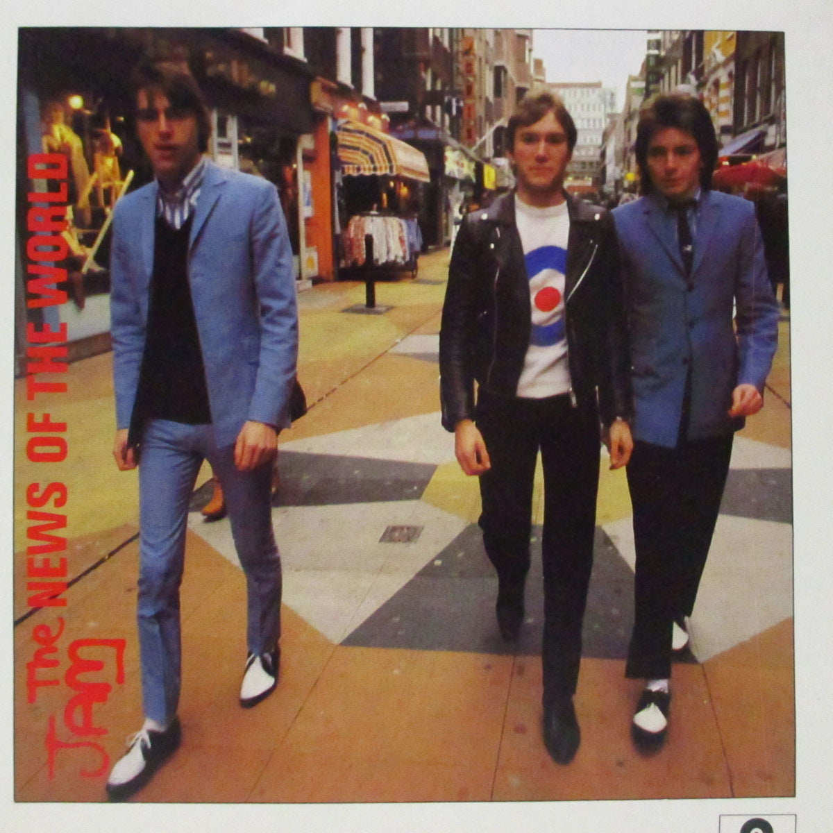 JAM, THE (ザ・ジャム)  - News Of The World +2 (UK オリジナル銀プララべ「フラットセンター」7"/光沢固紙折り返ジャケ) 仏テキスト有 Ver.