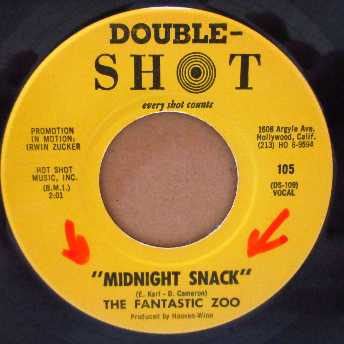 FANTASTIC ZOO, THE (ザ・ファンタスティック・ズー)  - This Calls For A Celebration / Midnight Snack (US '66 オリジナル 7インチ)フォーキー・ソフト・サイケ・ガレージ！