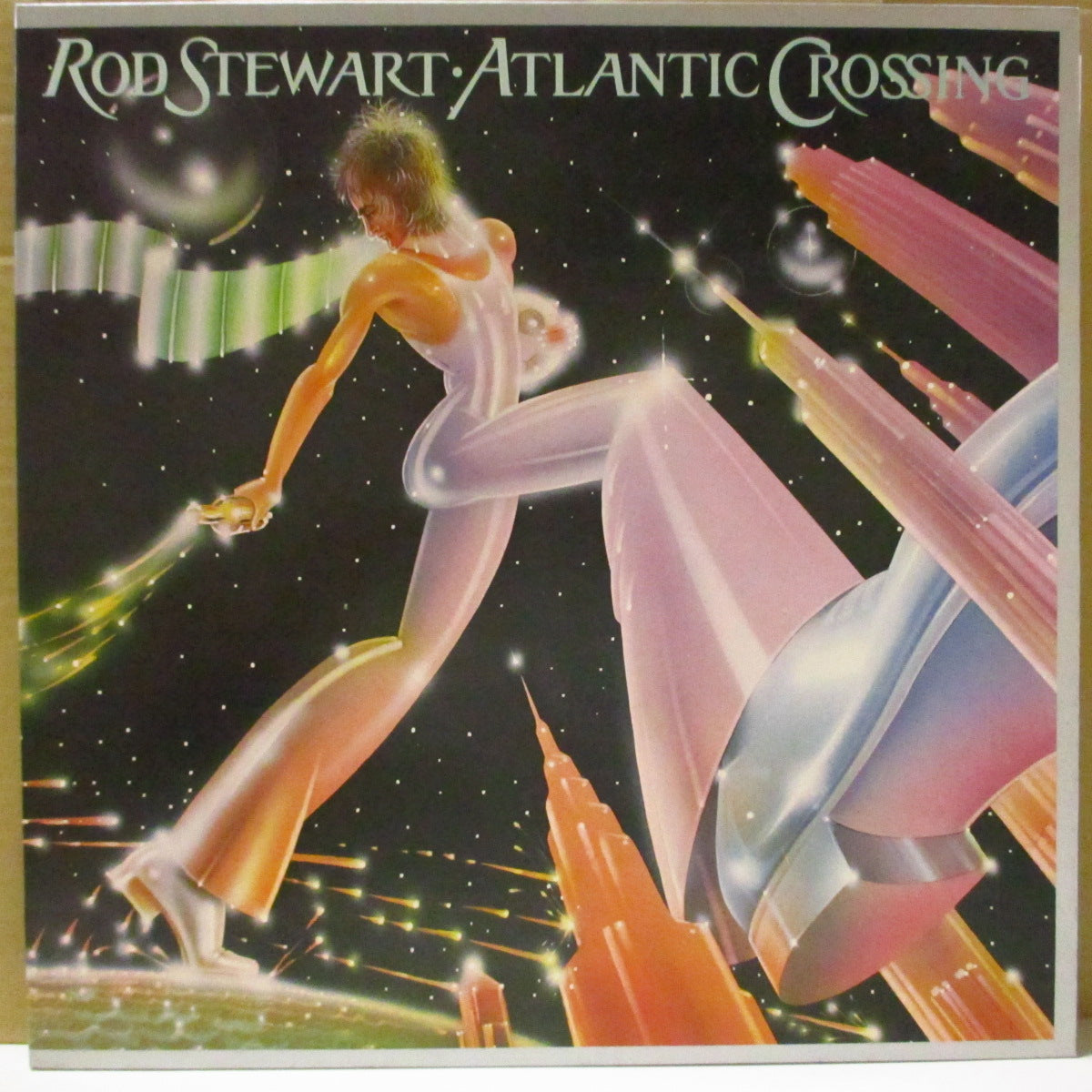 ROD STEWART (ロッド・スチュワート)  - アトランティック・クロッシング - Atlantic Crossing (Japan '75 オリジナル LP+インサート-光沢見開きジャケ/帯欠) 6thアルバム