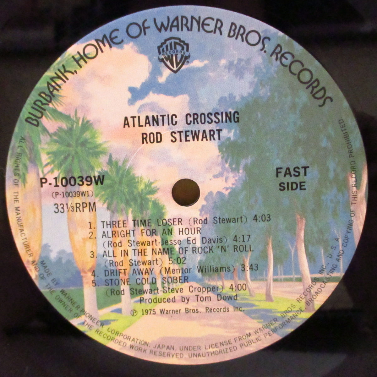 ROD STEWART (ロッド・スチュワート)  - アトランティック・クロッシング - Atlantic Crossing (Japan '75 オリジナル LP+インサート-光沢見開きジャケ/帯欠) 6thアルバム