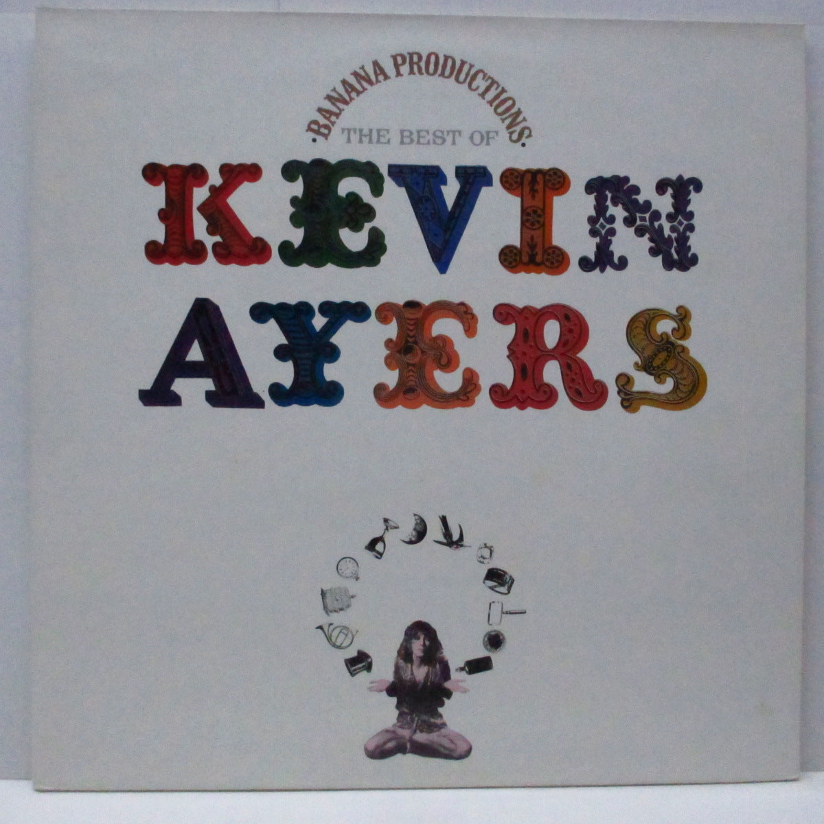 KEVIN AYERS (ケヴィン・エアーズ)  - Banana Productions : The Best Of Kevin Ayers (EU オリジナル 2xLP/見開ジャケ）全23曲ベスト盤！