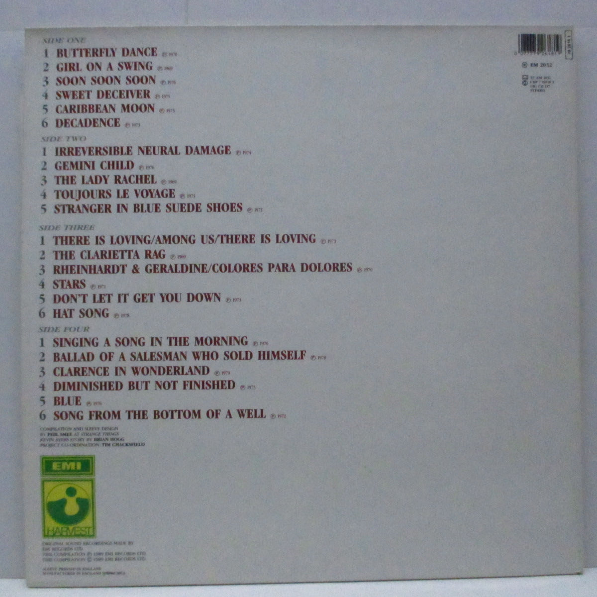 KEVIN AYERS (ケヴィン・エアーズ) - Banana Productions : The