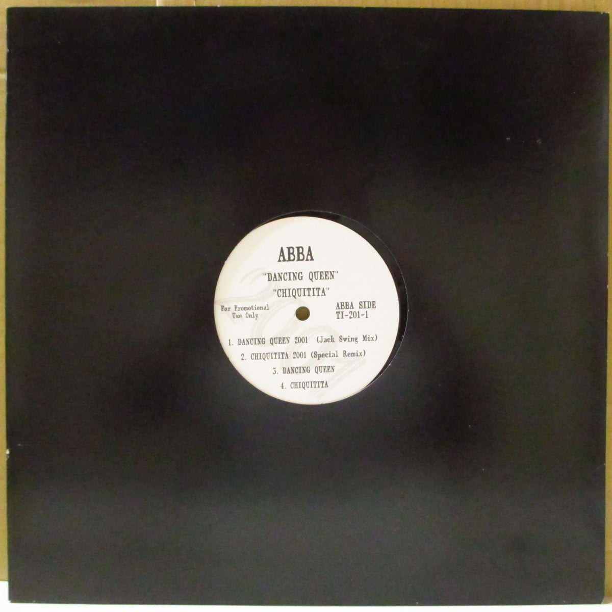 ABBA / SIMPLY RED (アバ / シンプリー・レッド)  - Dacning Queen / Holding Back The Years (Japan '01 限定プロモ33回転6曲入り 12インチ/プレーン黒ダイカットスリーブ)
