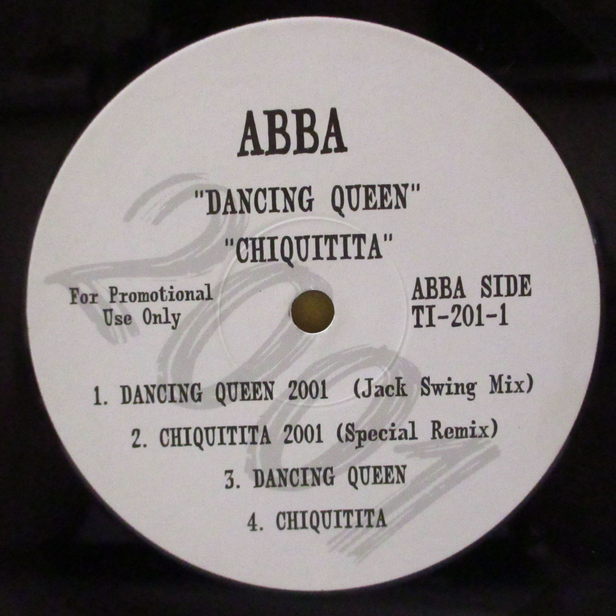ABBA / SIMPLY RED (アバ / シンプリー・レッド)  - Dacning Queen / Holding Back The Years (Japan '01 限定プロモ33回転6曲入り 12インチ/プレーン黒ダイカットスリーブ)