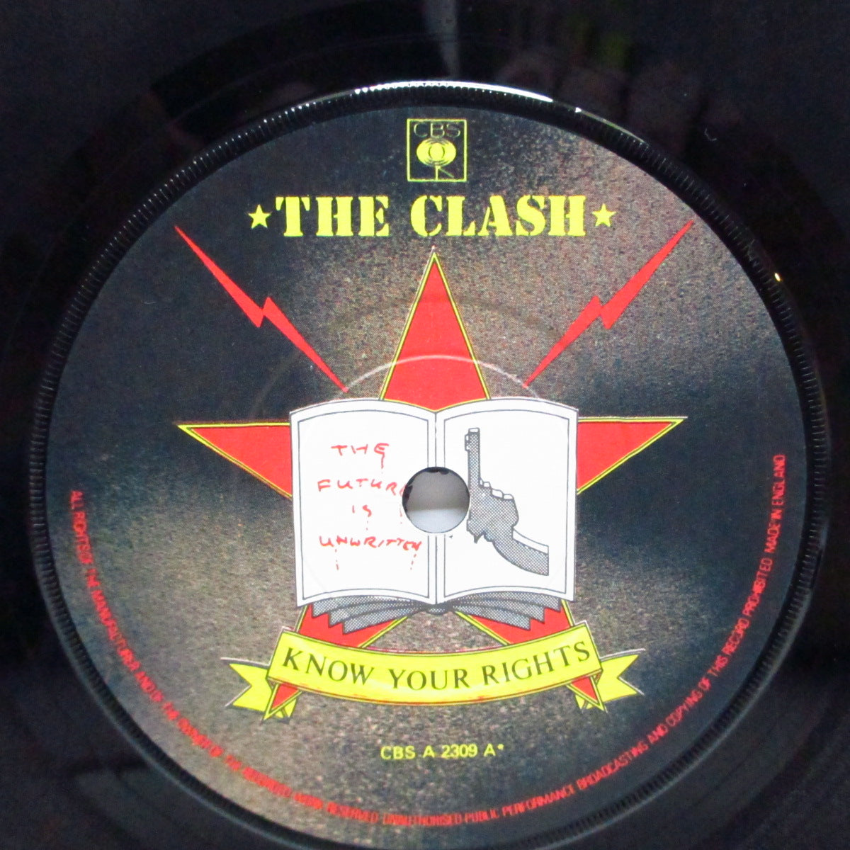 CLASH, THE (ザ・クラッシュ)  - Know Your Rights (UK オリジナル 7"+光沢固紙折り返しジャケ)