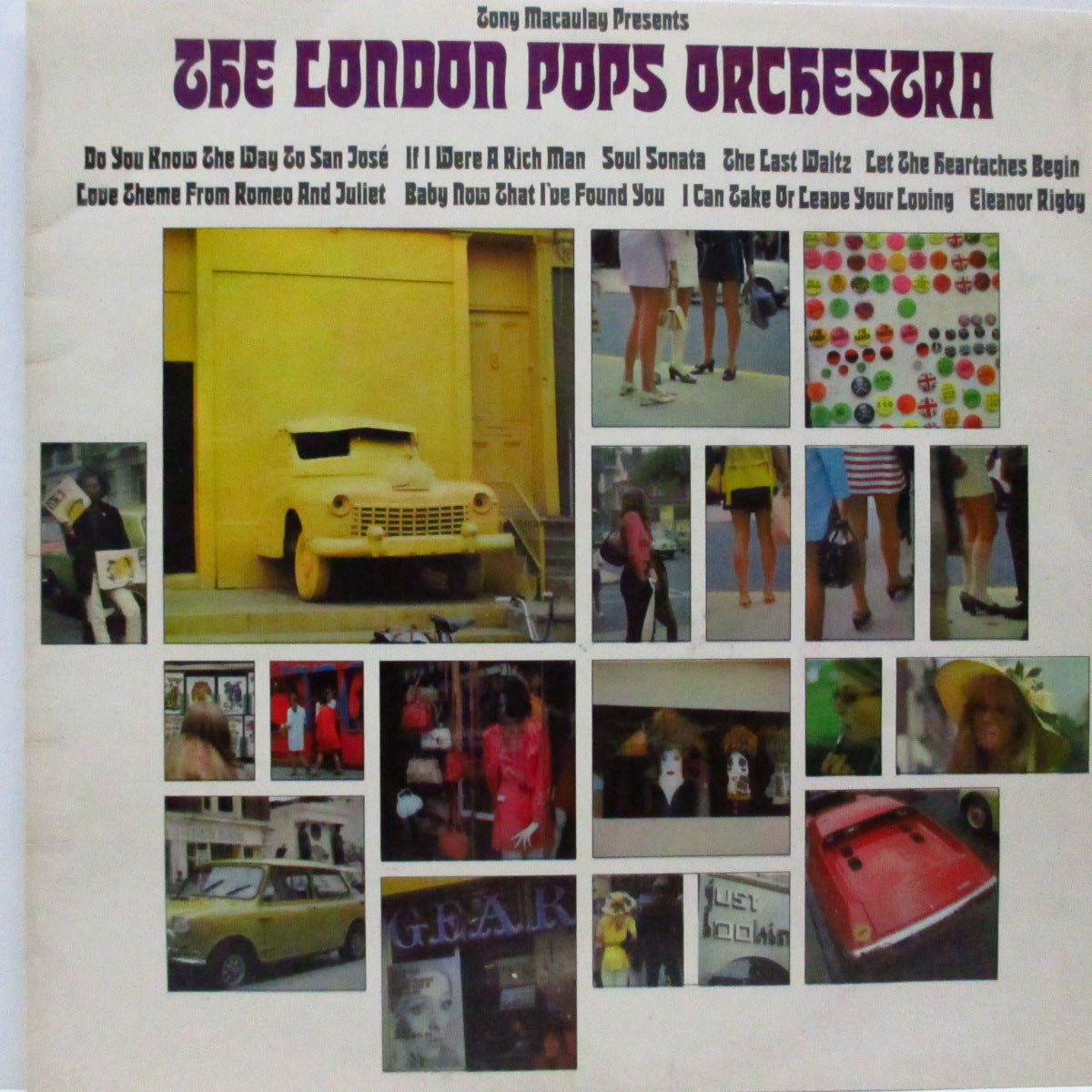 LONDON POPS ORCHESTRA, THE (ザ ・ロンドン・ポップス・オーケストラ)  - Tony Macaulay Presents The London Pops Orchestra (UK オリジナル「ステレオ」LP/3面コーティング三面折り返ジャケ)