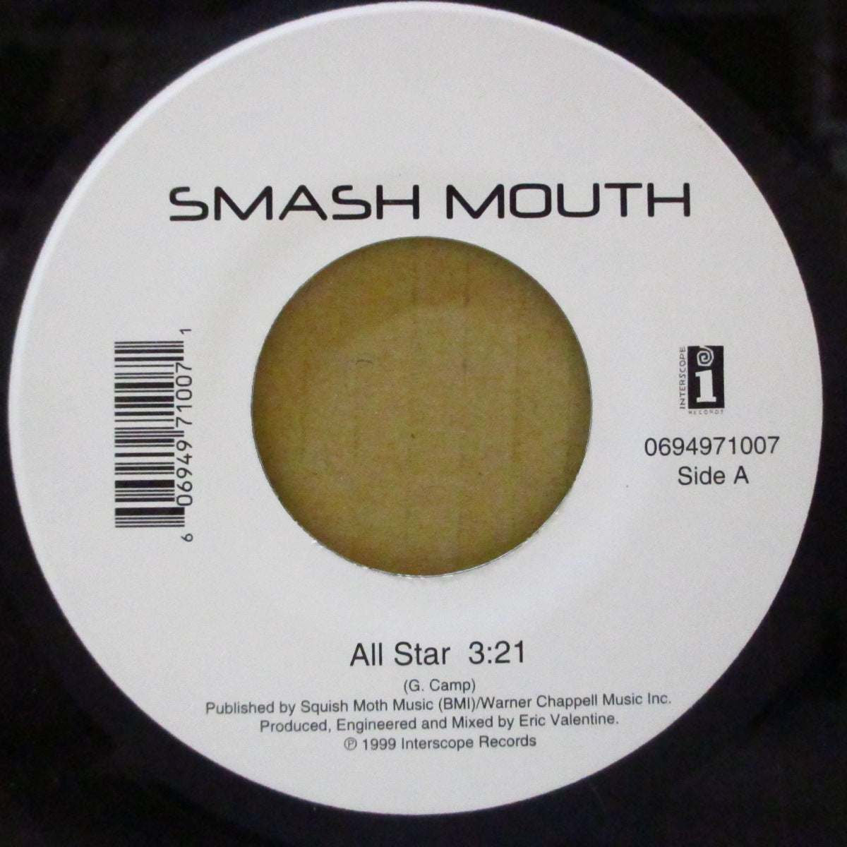 SMASH MOUTH (スマッシュ・マウス)  - All Star (US オリジナル・ジュークボックス 7インチ)